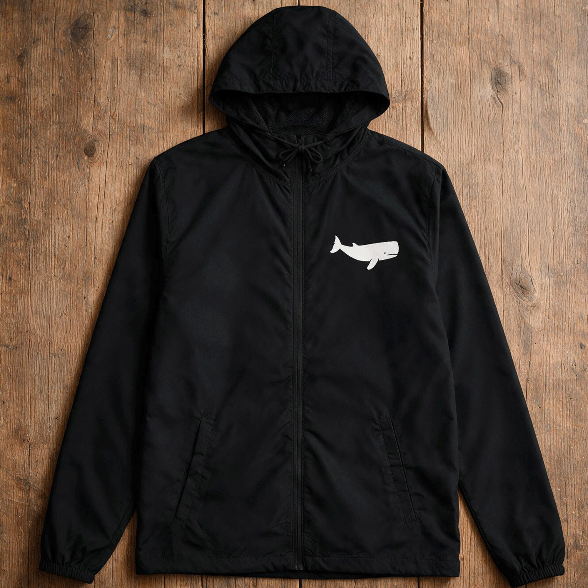 Whale Unisex Full-Zip Windbreaker Jacket