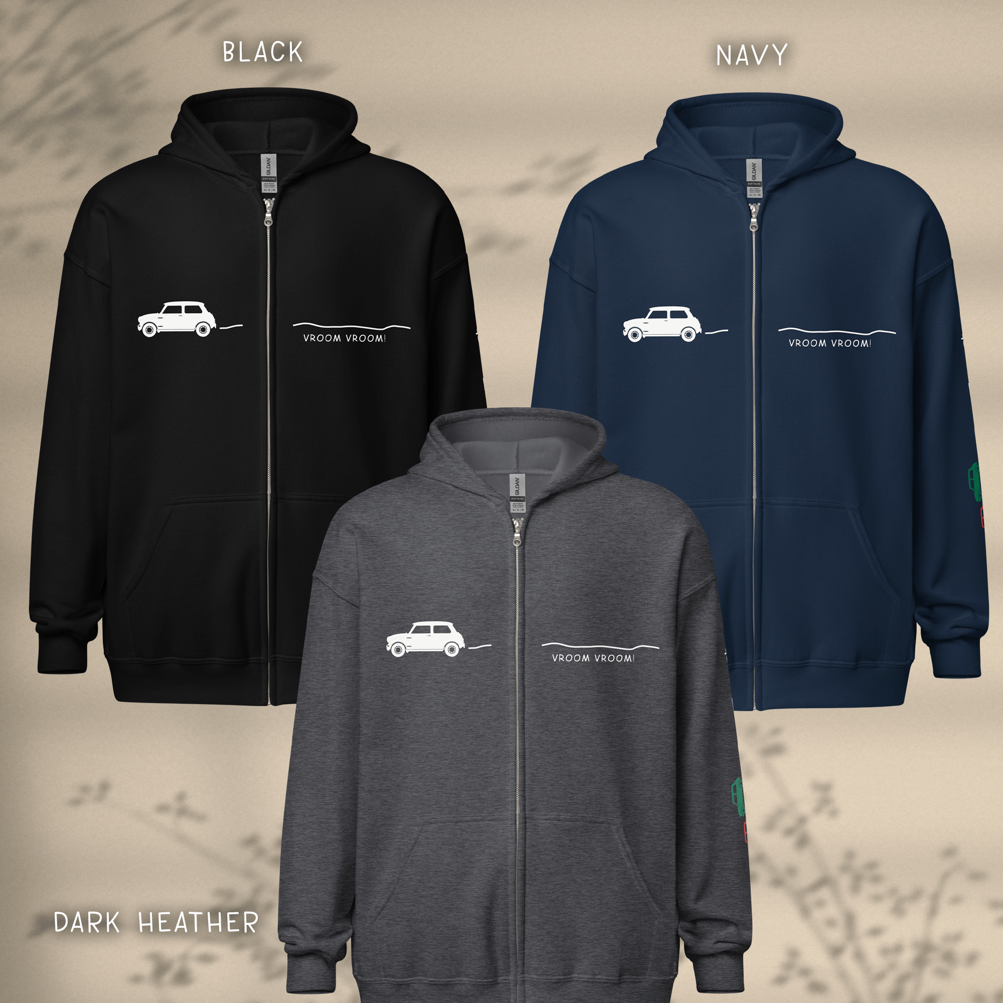 Mini Minimalist Full Zip Unisex Hoodie Jacket