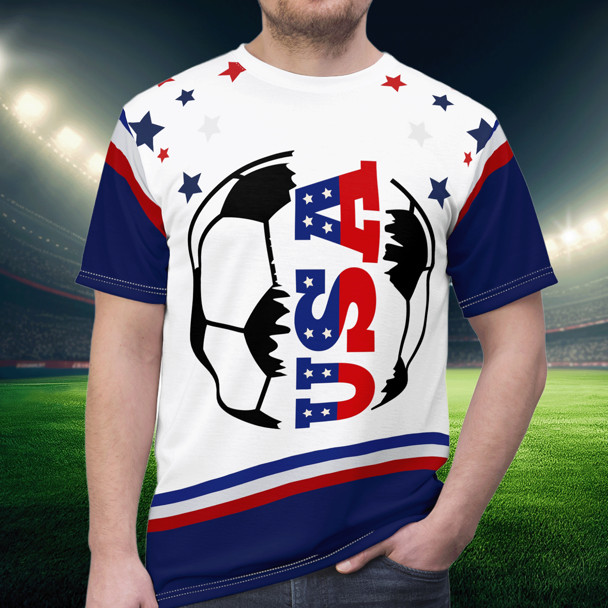 USA Soccer Quick-drying Tee