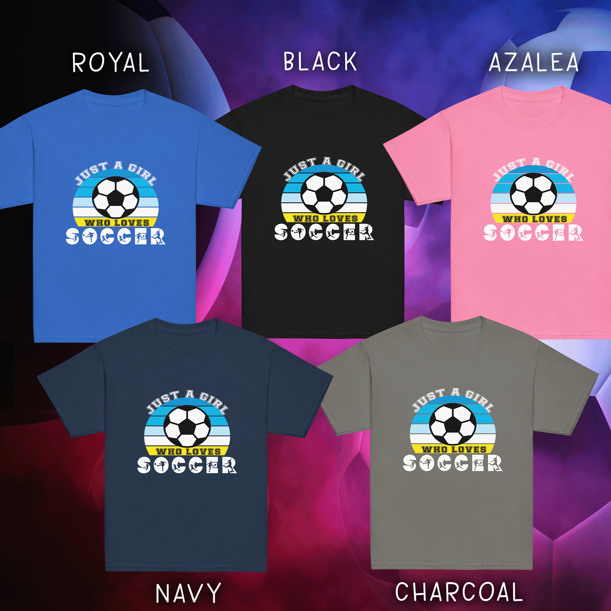 Just a Girl Who Loves Soccer Youth T-shirt