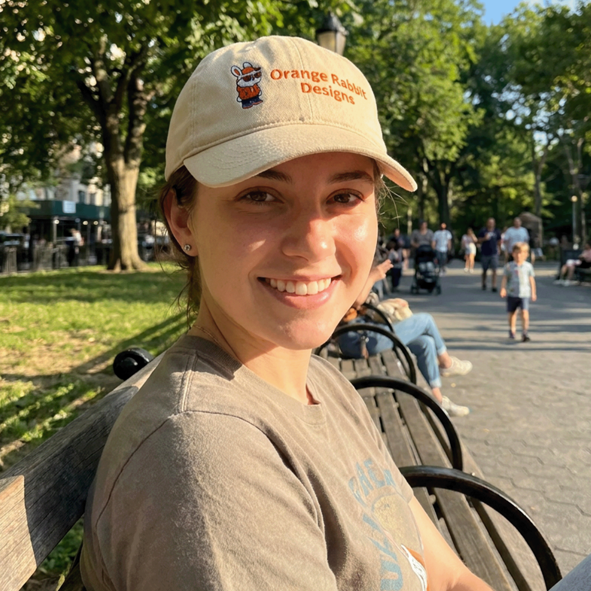 Orange Rabbit Designs Embroidered Low-profile Cap