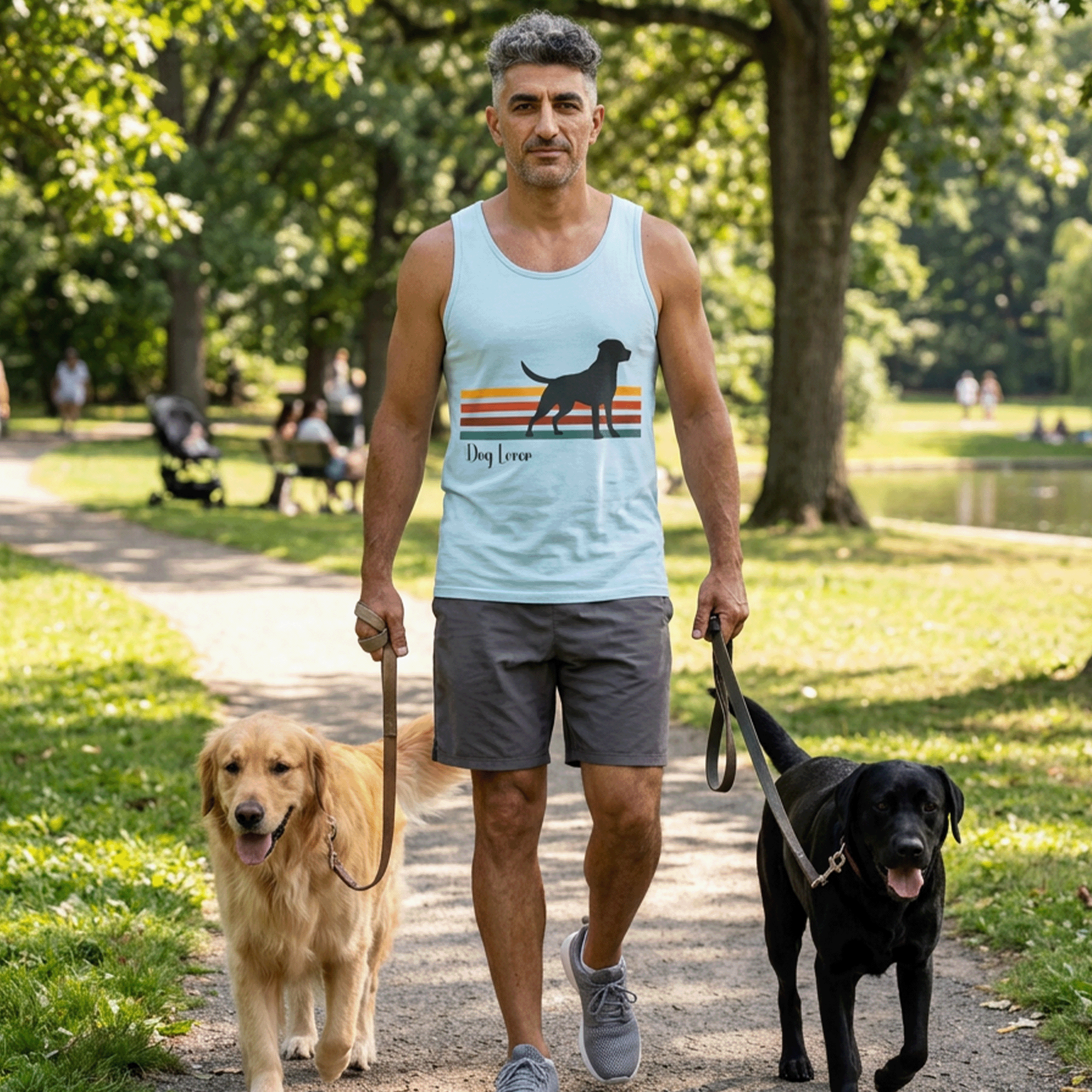 Dog Lover Unisex Garment-Dyed Tank Top