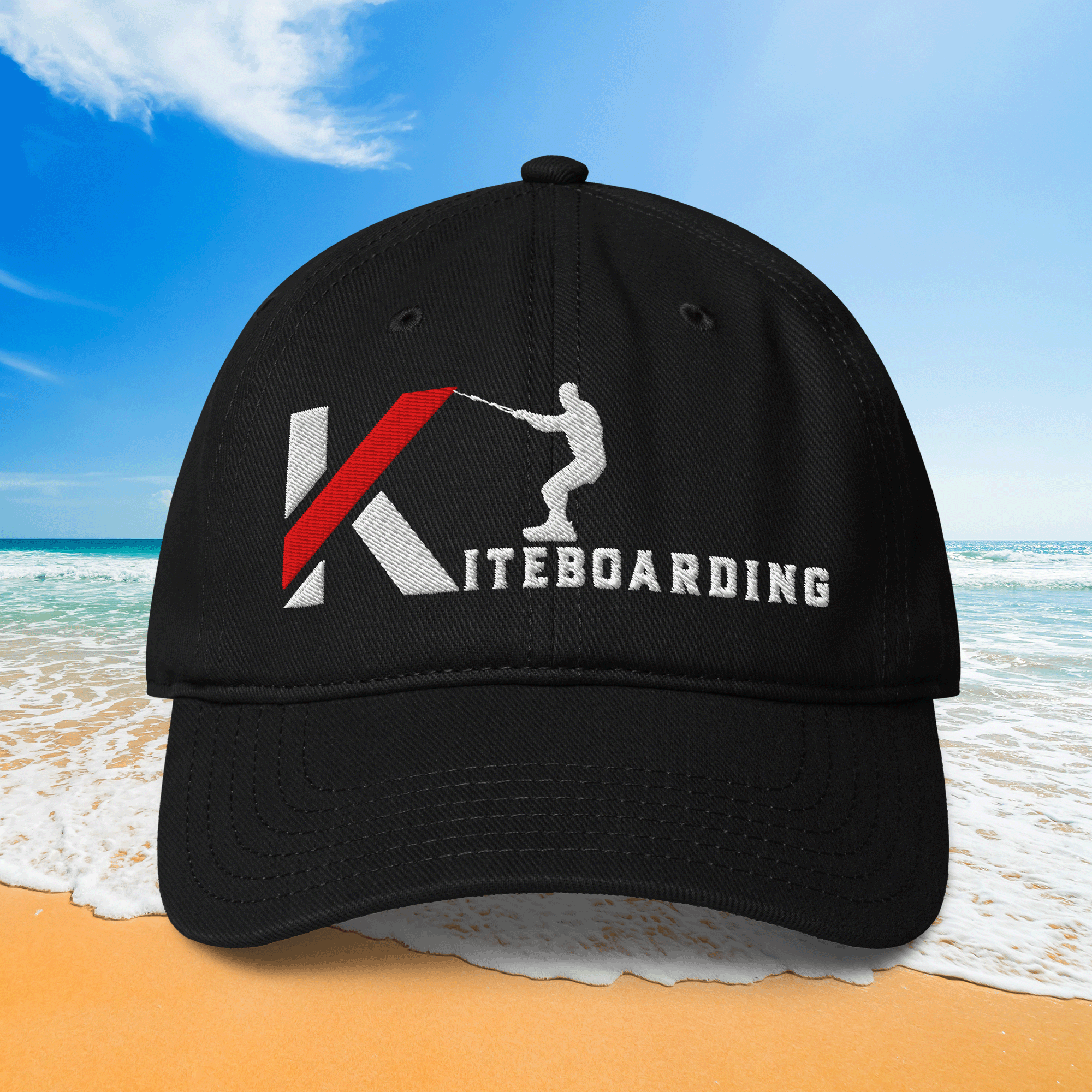 Embroidered KiteBoarding Low-profile Hat