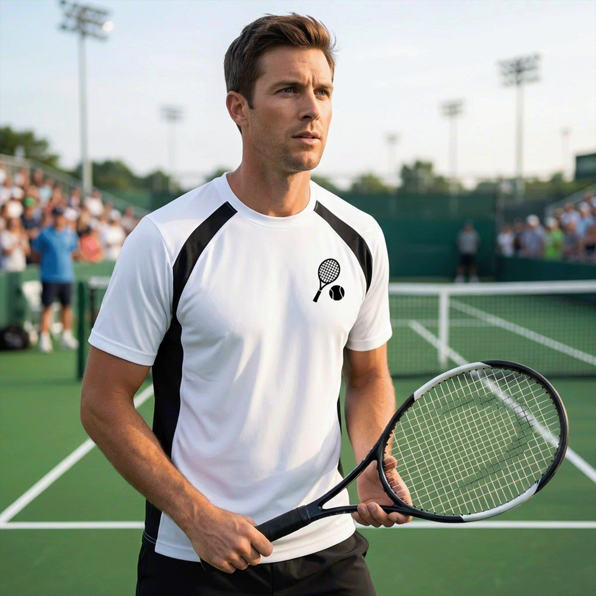 Tennis Dry Zone Colorblock Crew