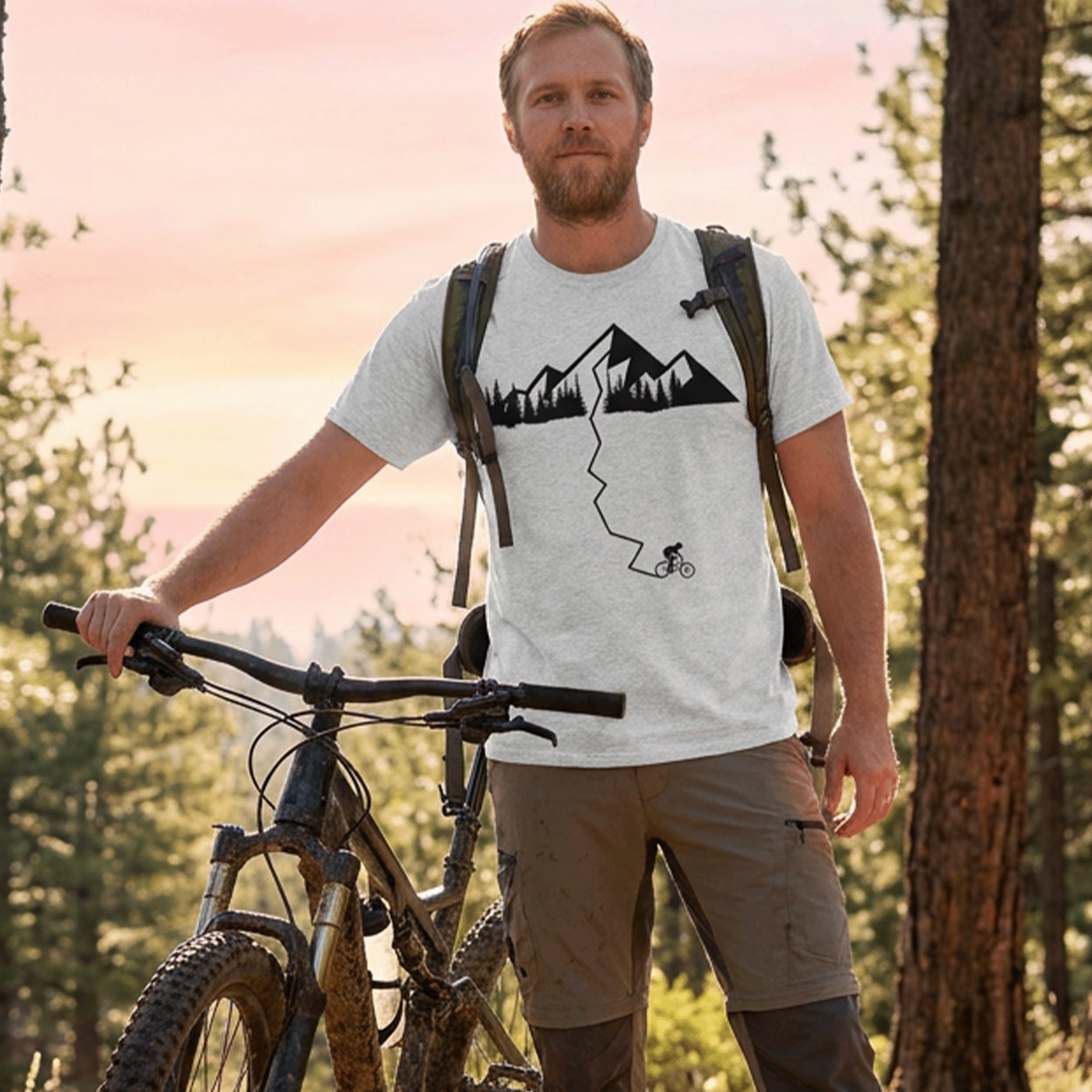 Mountain Biker DryBlend® T-Shirt