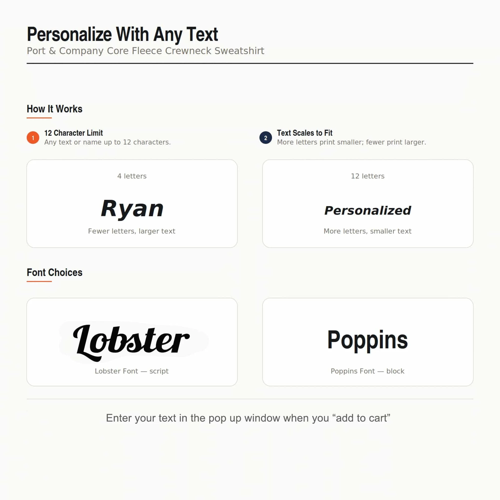 Orange rabbit text choices