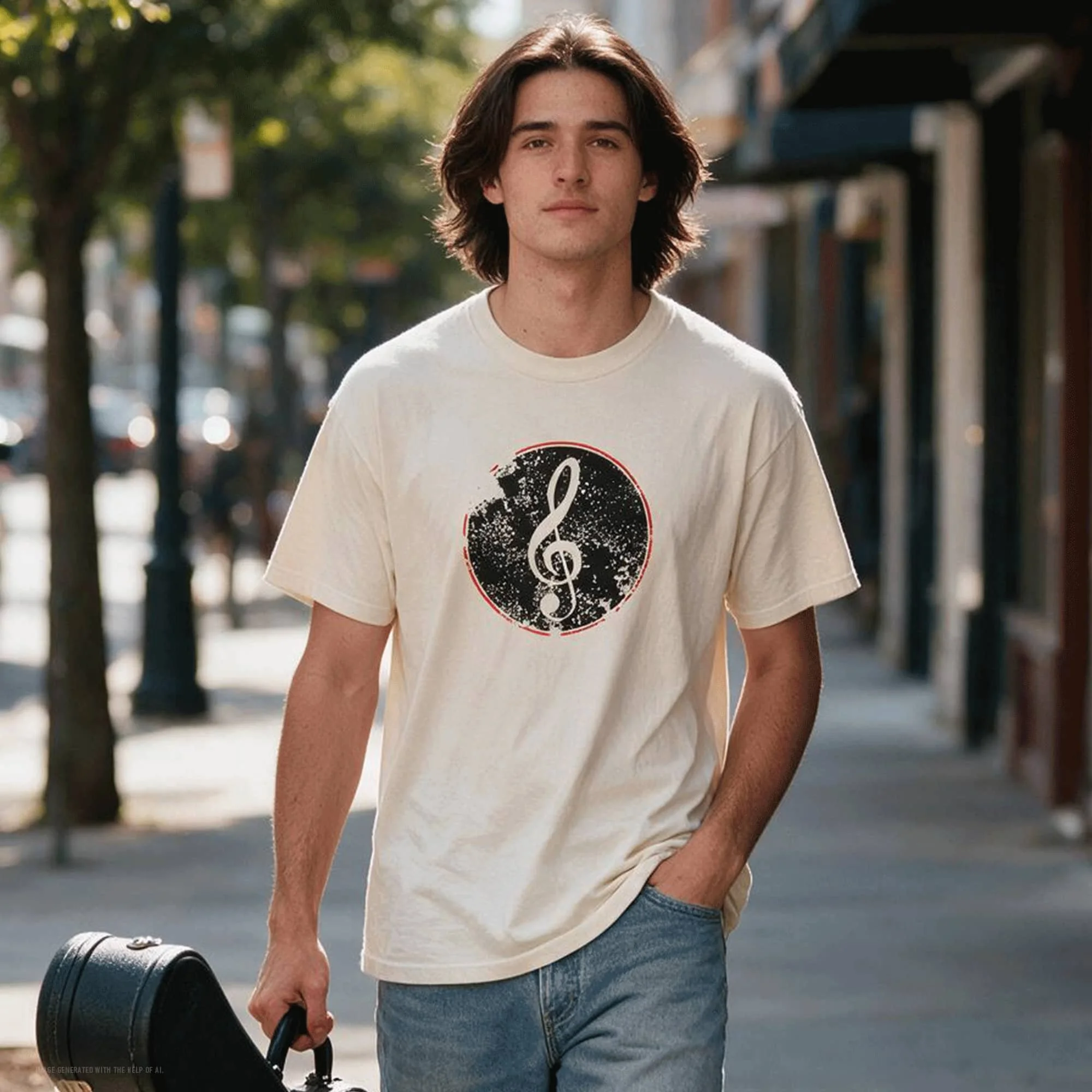 Music Lover Grunge Graphic T-shirt