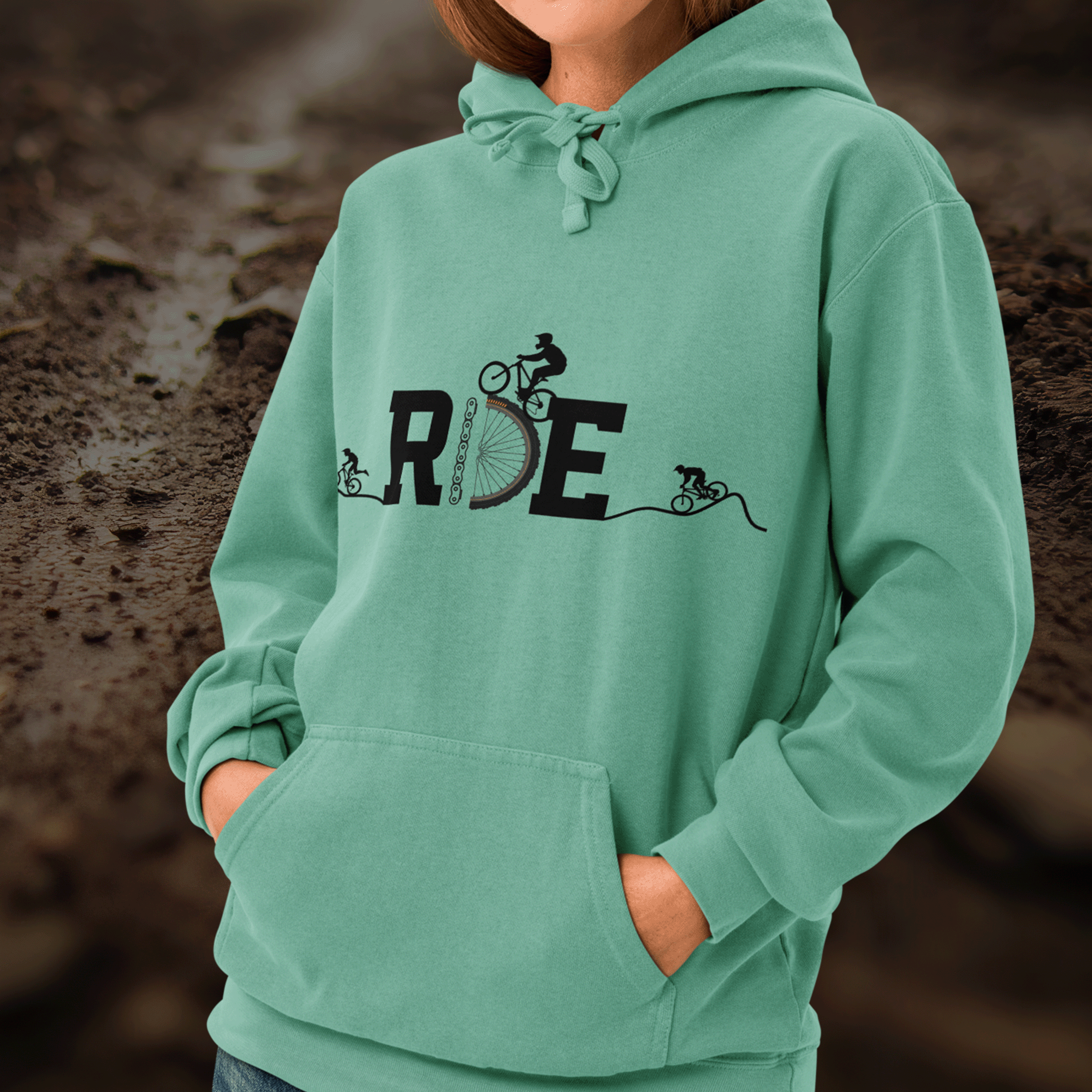 RIDE Mountain Bike Hoodie