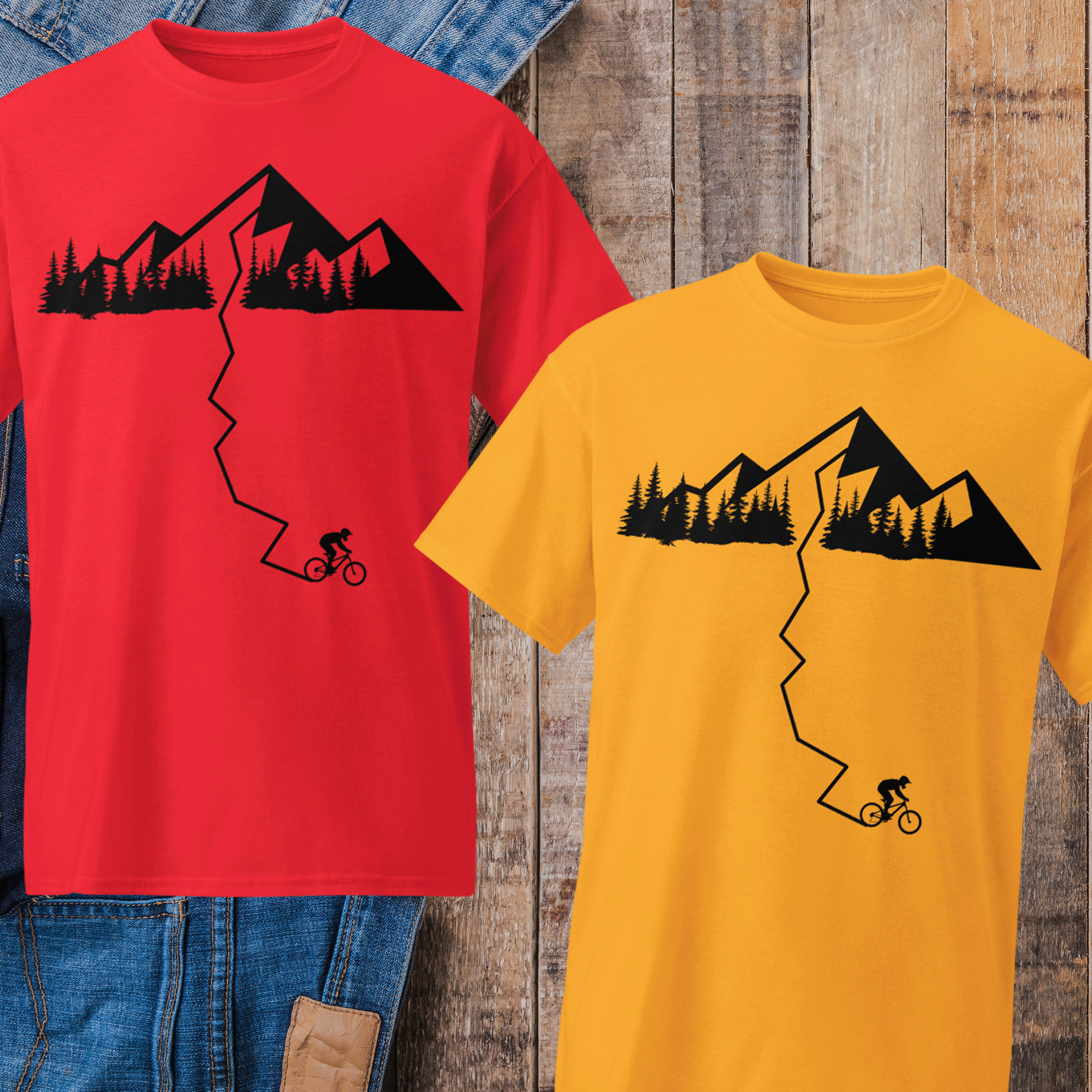 Mountain Biker DryBlend® T-Shirt