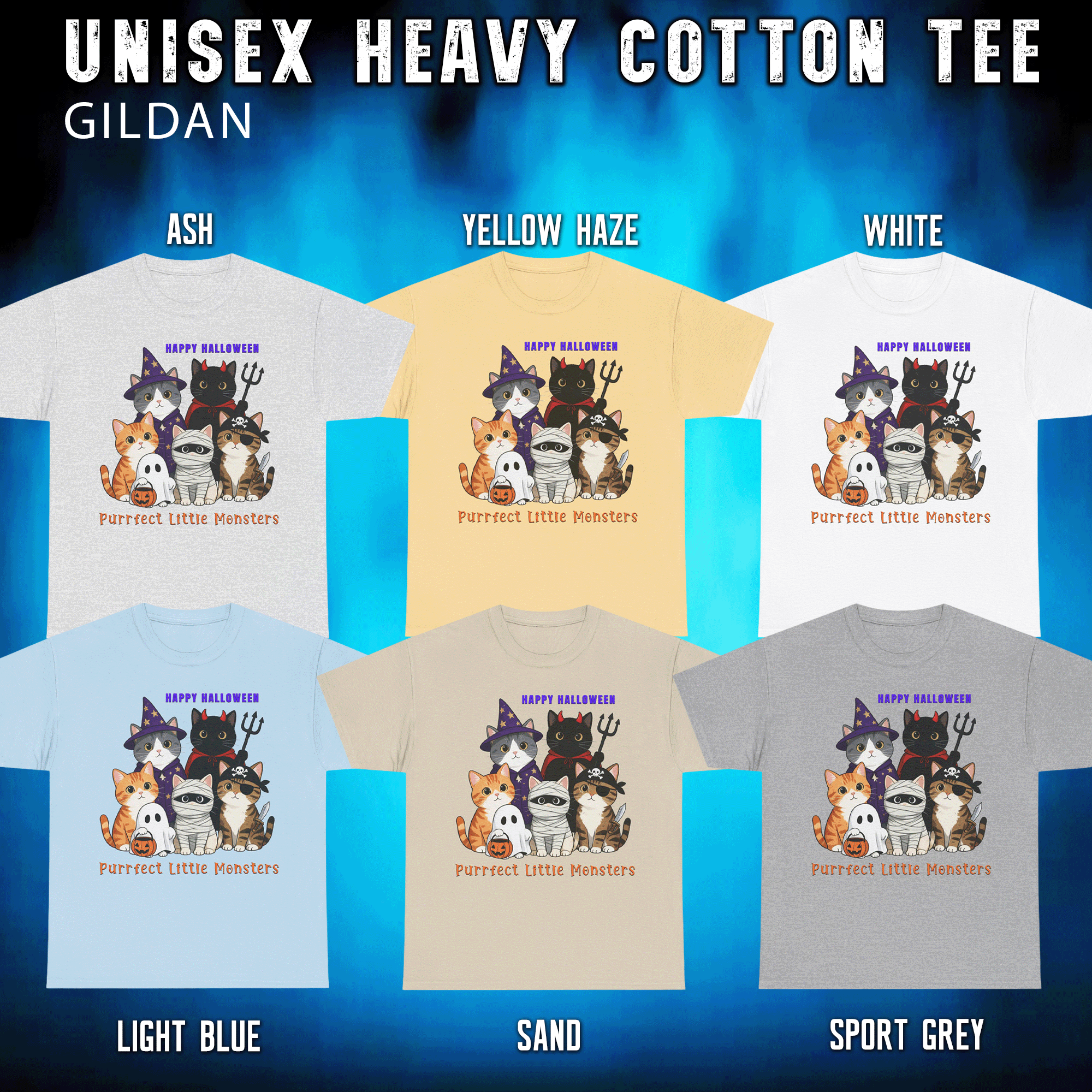 Halloween Cats in Costume T-Shirt
