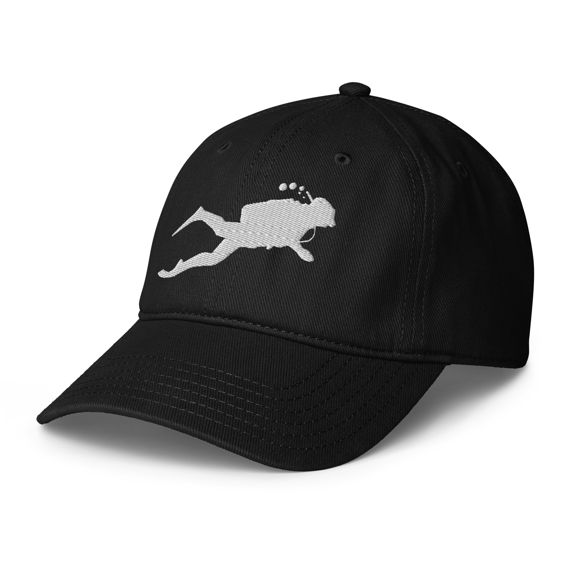 Embroidered Scuba Diver Cap