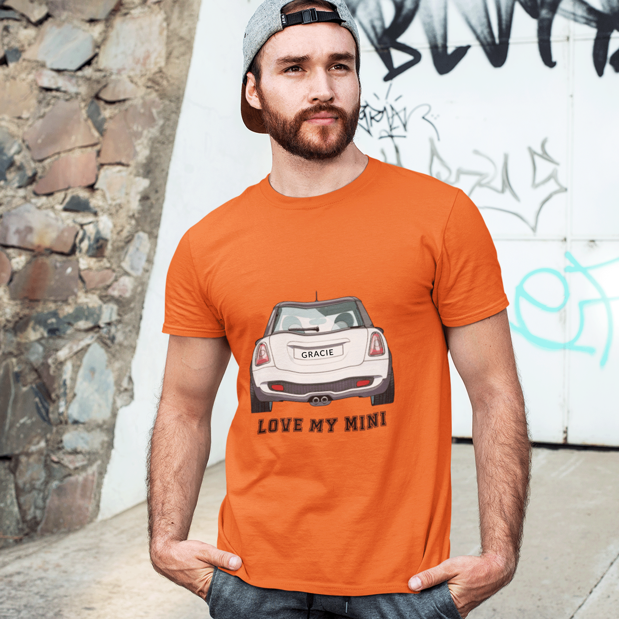 Personalized Love My Mini License Plate Tee