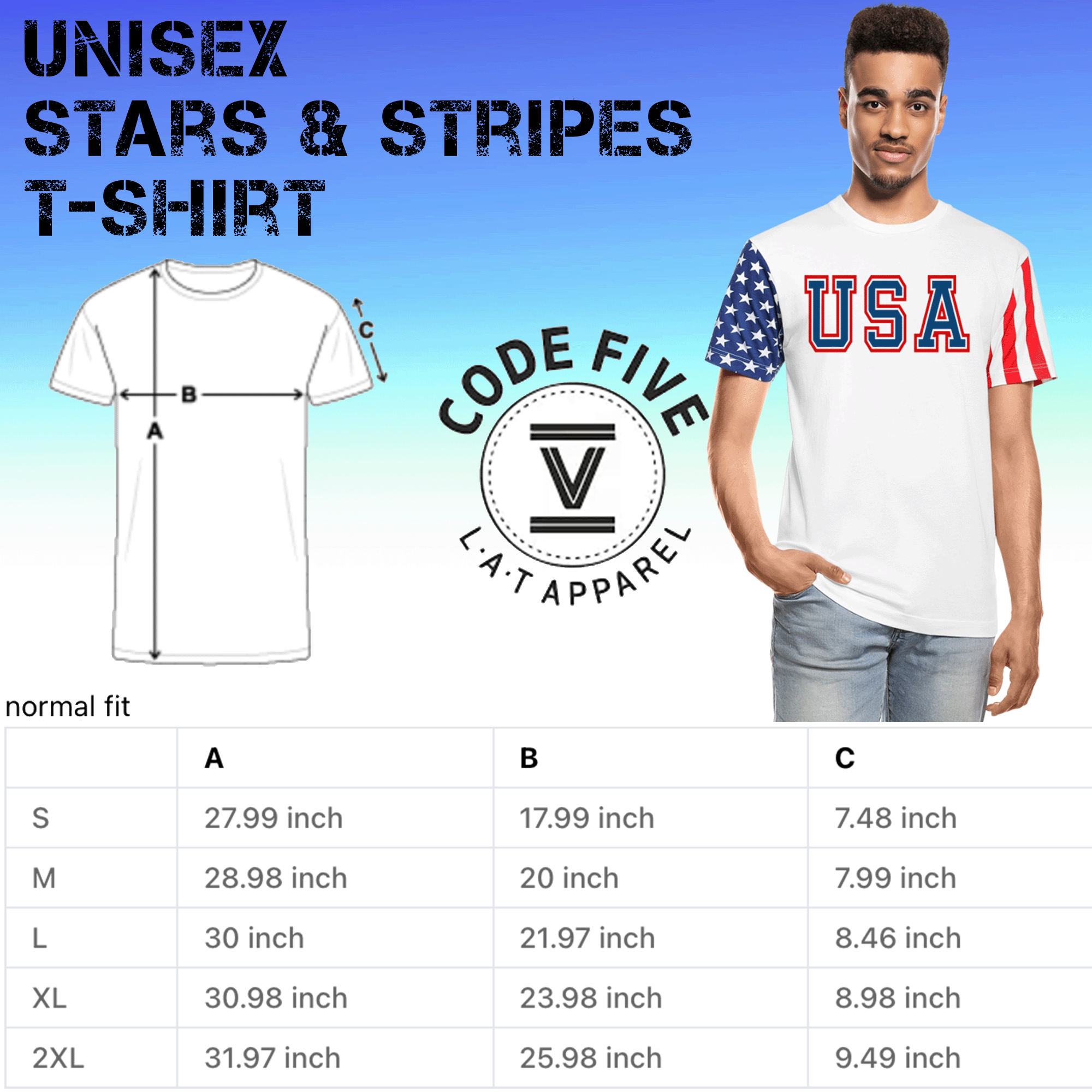 Star sleeves code 5 tee 2.png