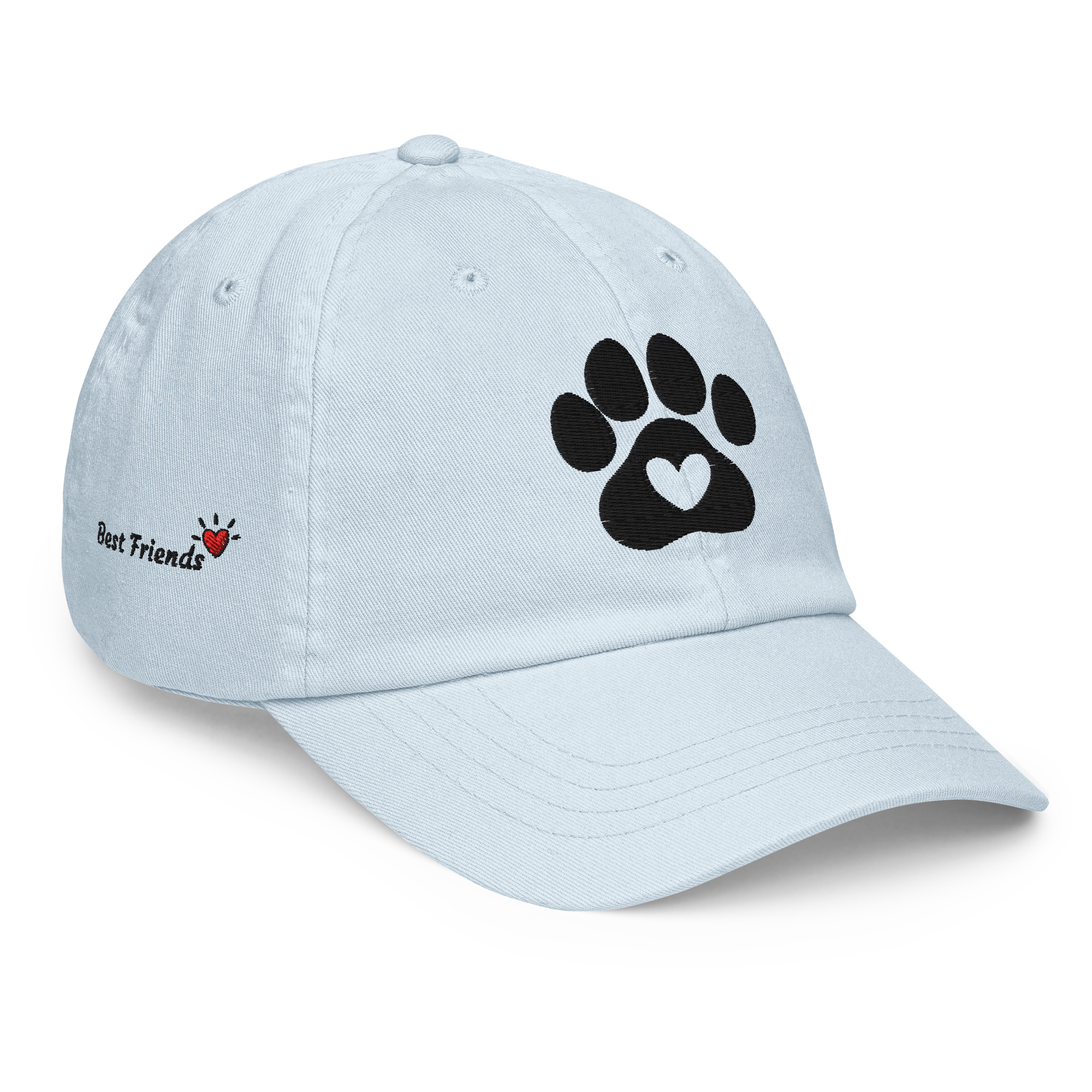 Dog Paw Best Friends Pastel Hat blue