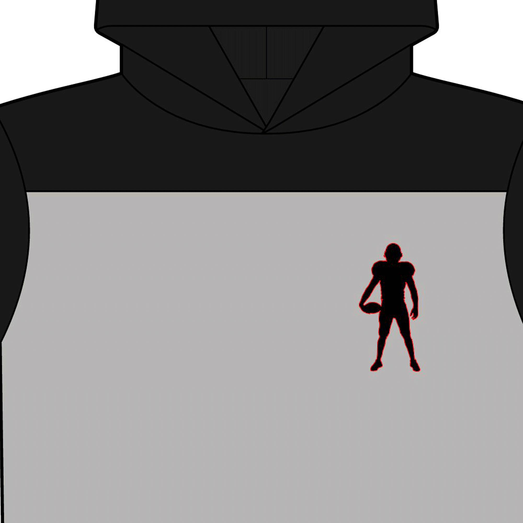 Football Long Sleeve T-shirt Halftime Hoodie