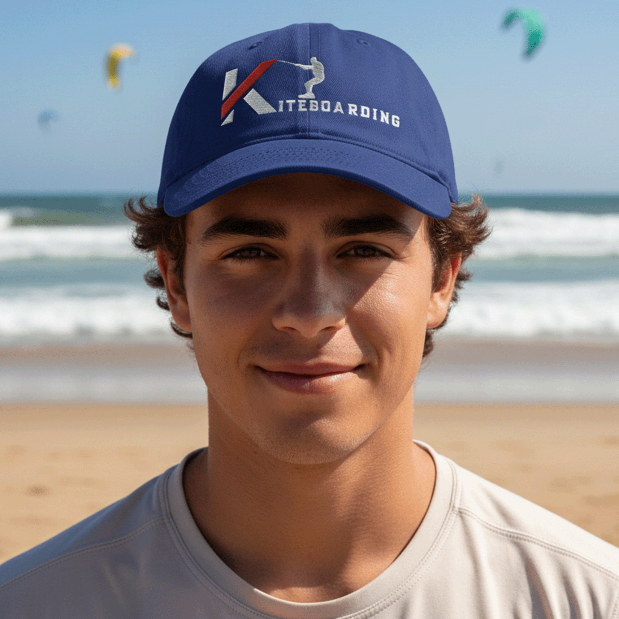 Embroidered KiteBoarding Low-profile Hat