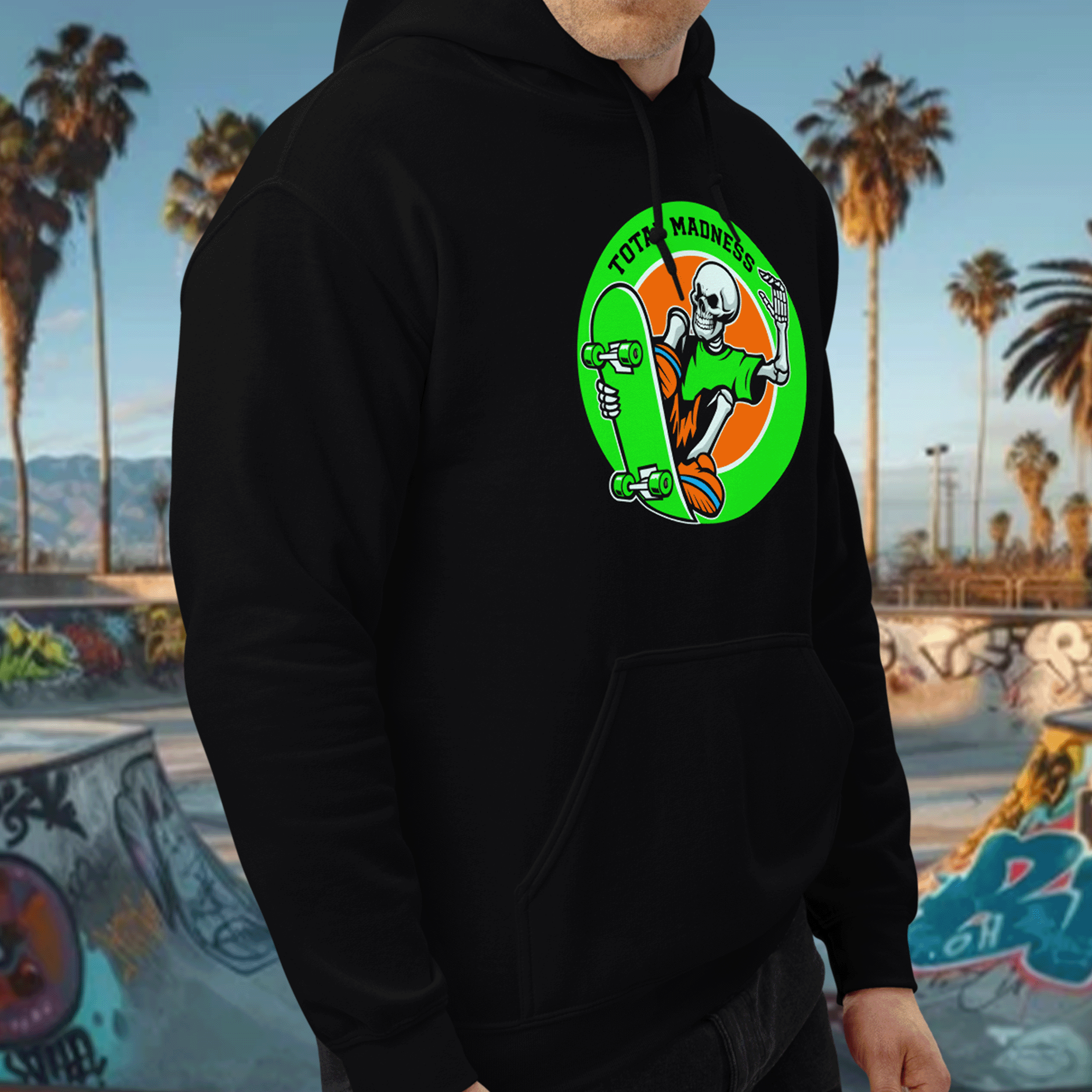 Total Madness Skateboarding Hoodie