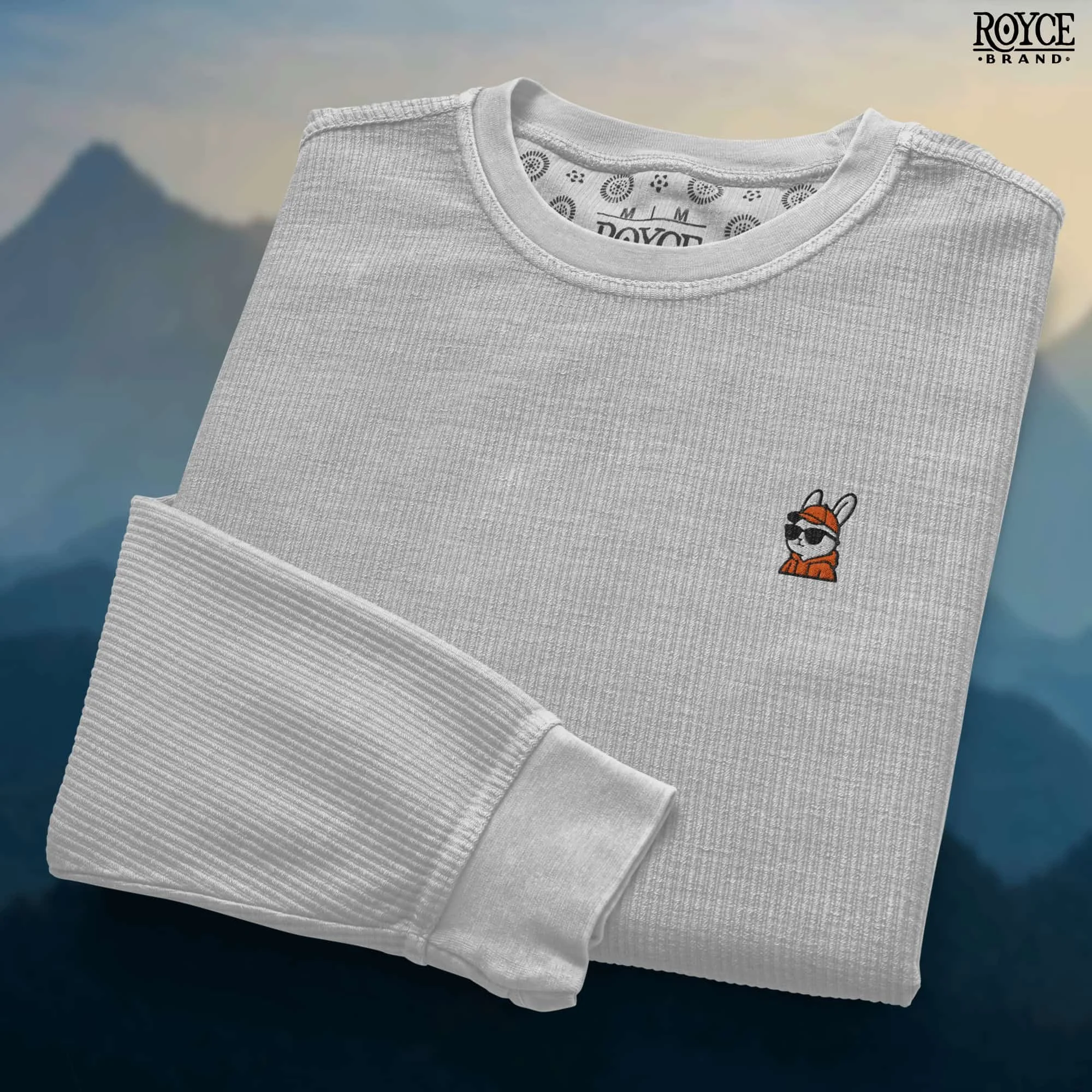 Orange Rabbit Comfy Cord Unisex Sweatshirt
