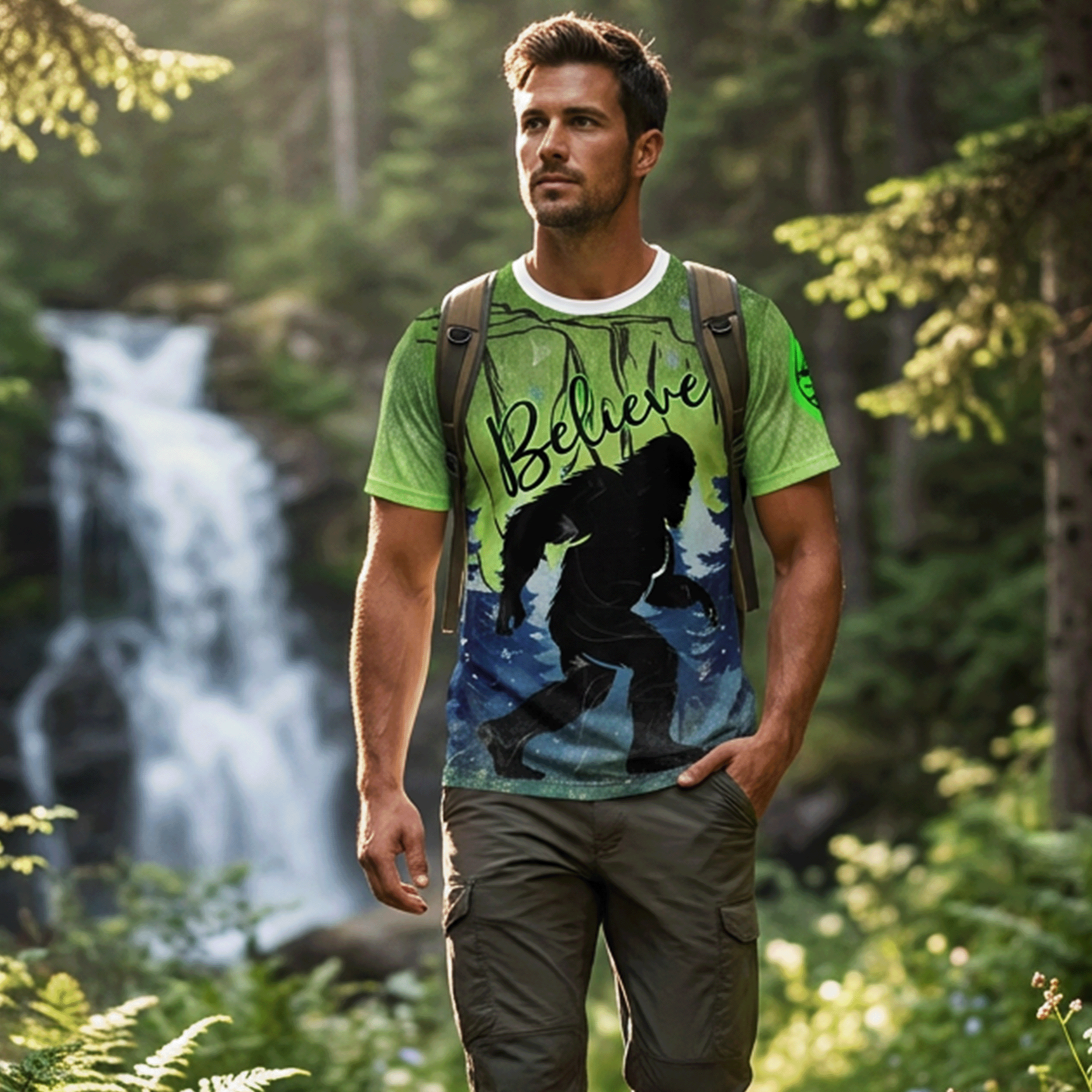 Sasquatch Believe Bigfoot T‑Shirt