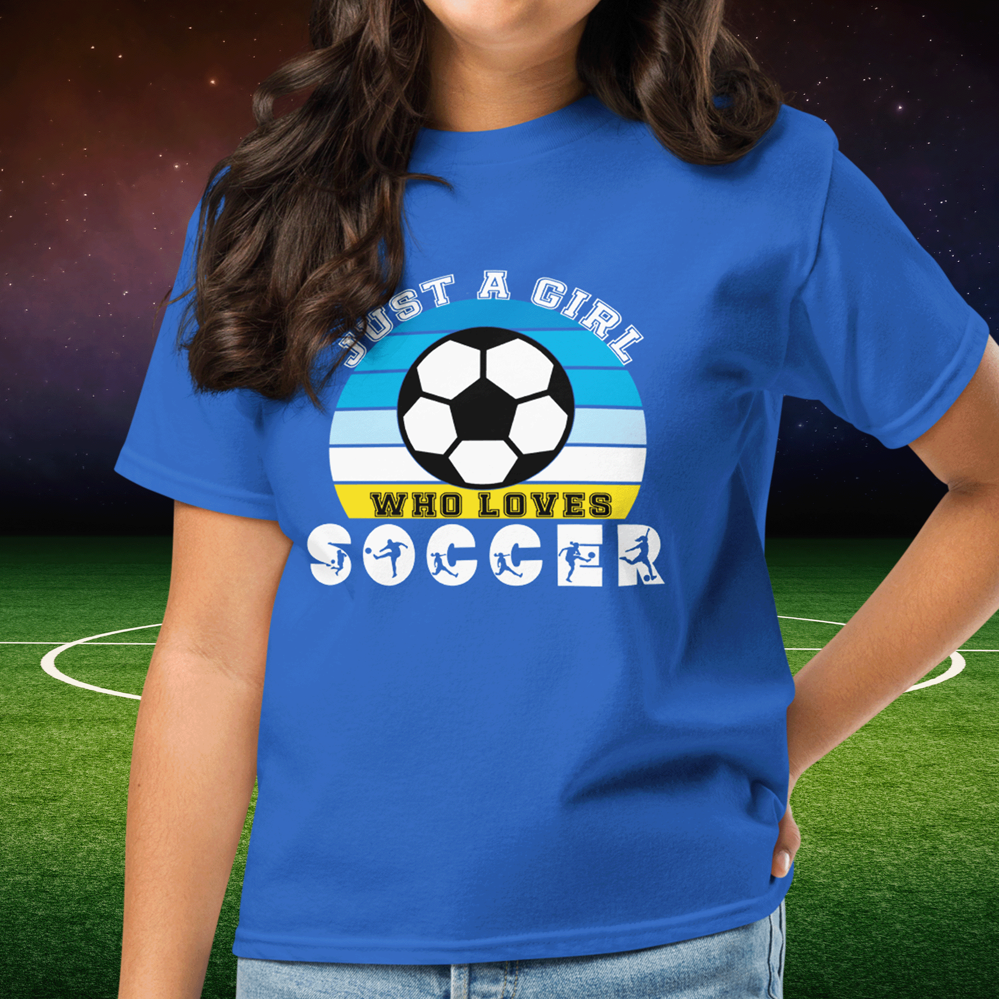 Just a Girl Who Loves Soccer Youth T-shirt