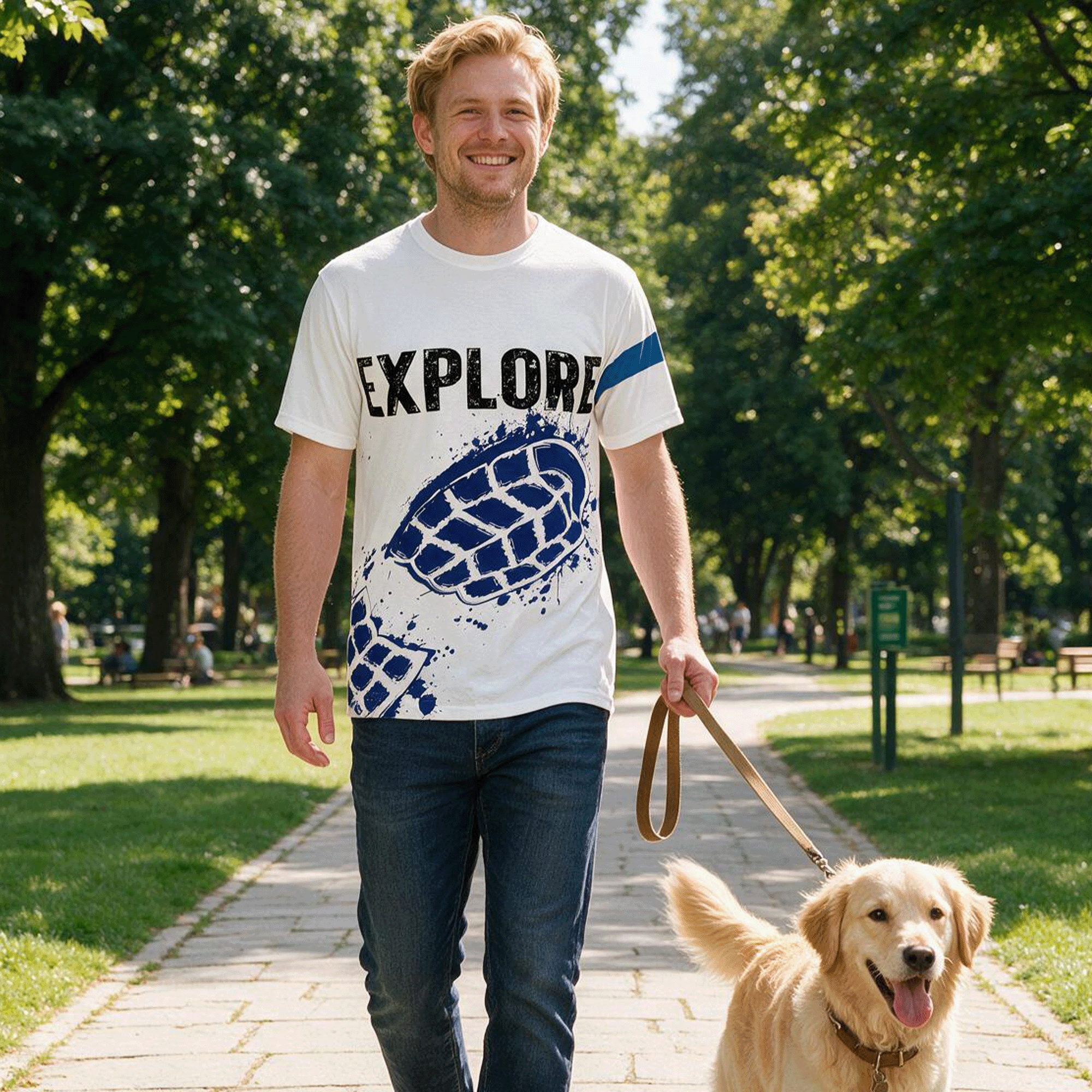 Explore Live 4 Adventure Unisex Graphic Tee