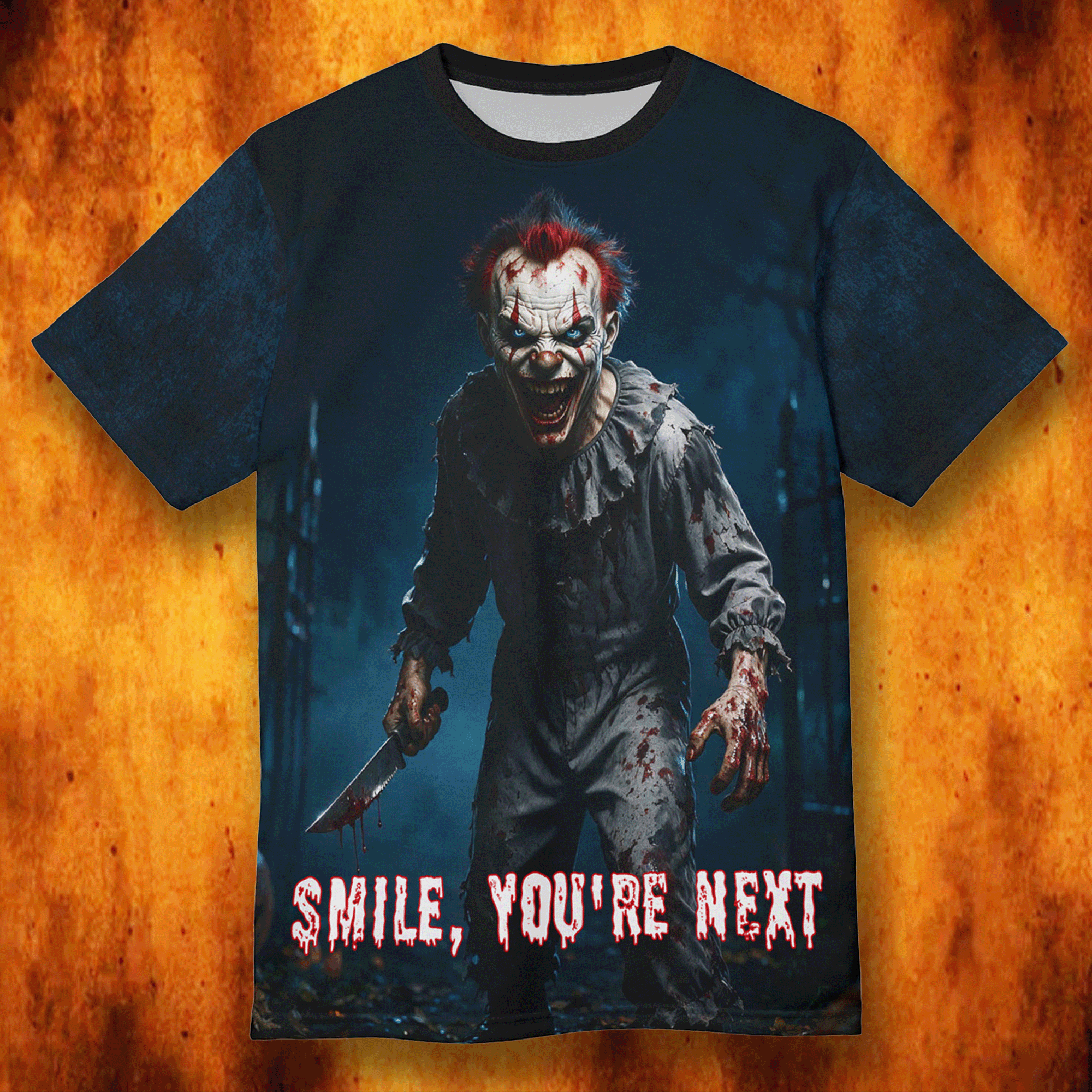 Horror Clown All-Over Print Tee