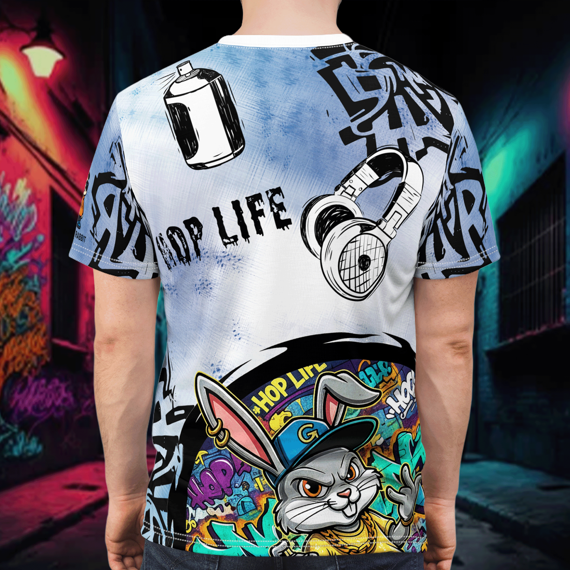 Graffiti Street Bunny Tee