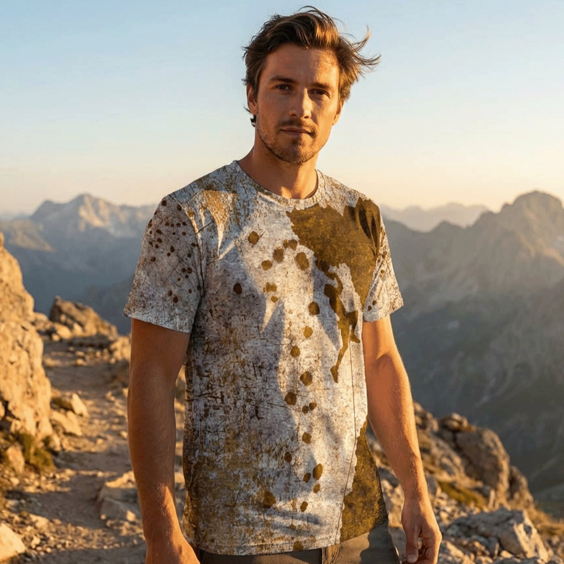 Rock Climbing Mens T-shirt