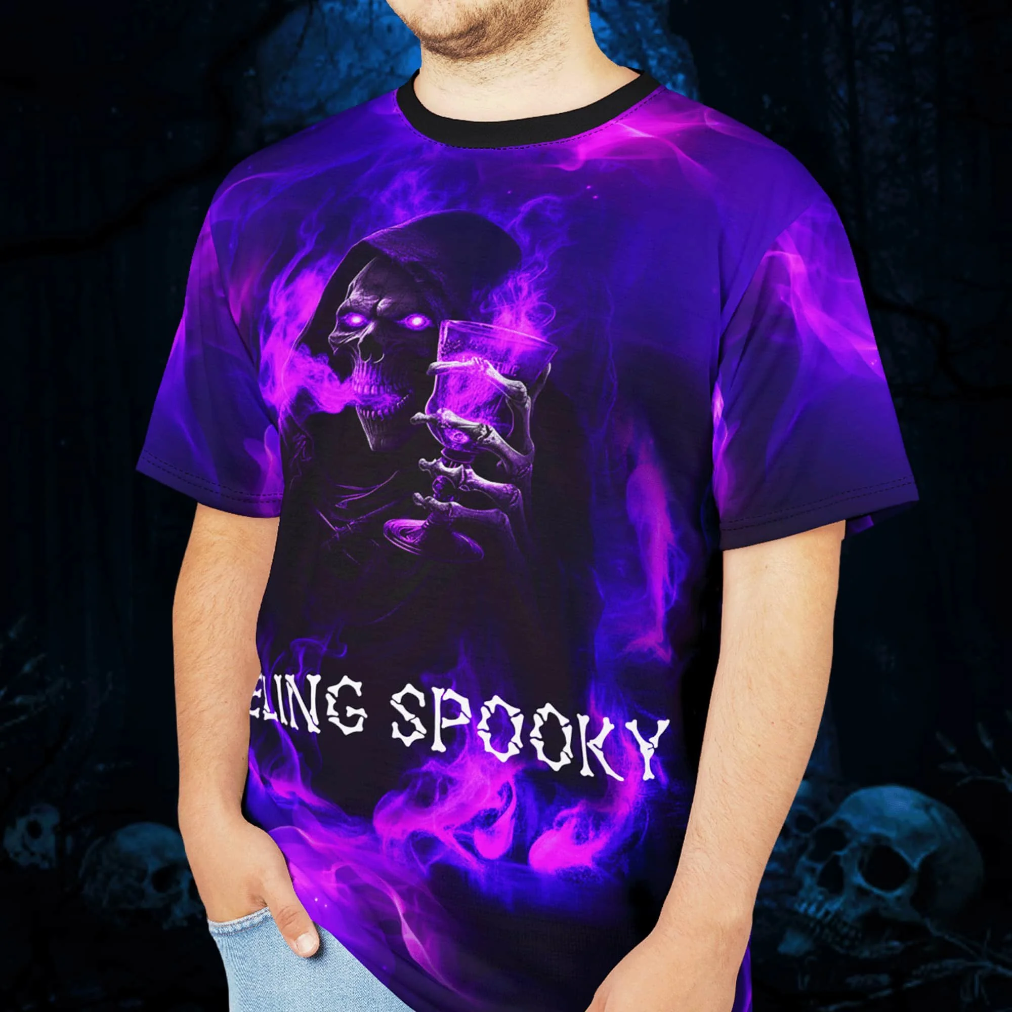 Purple Reaper All-Over Print Tee