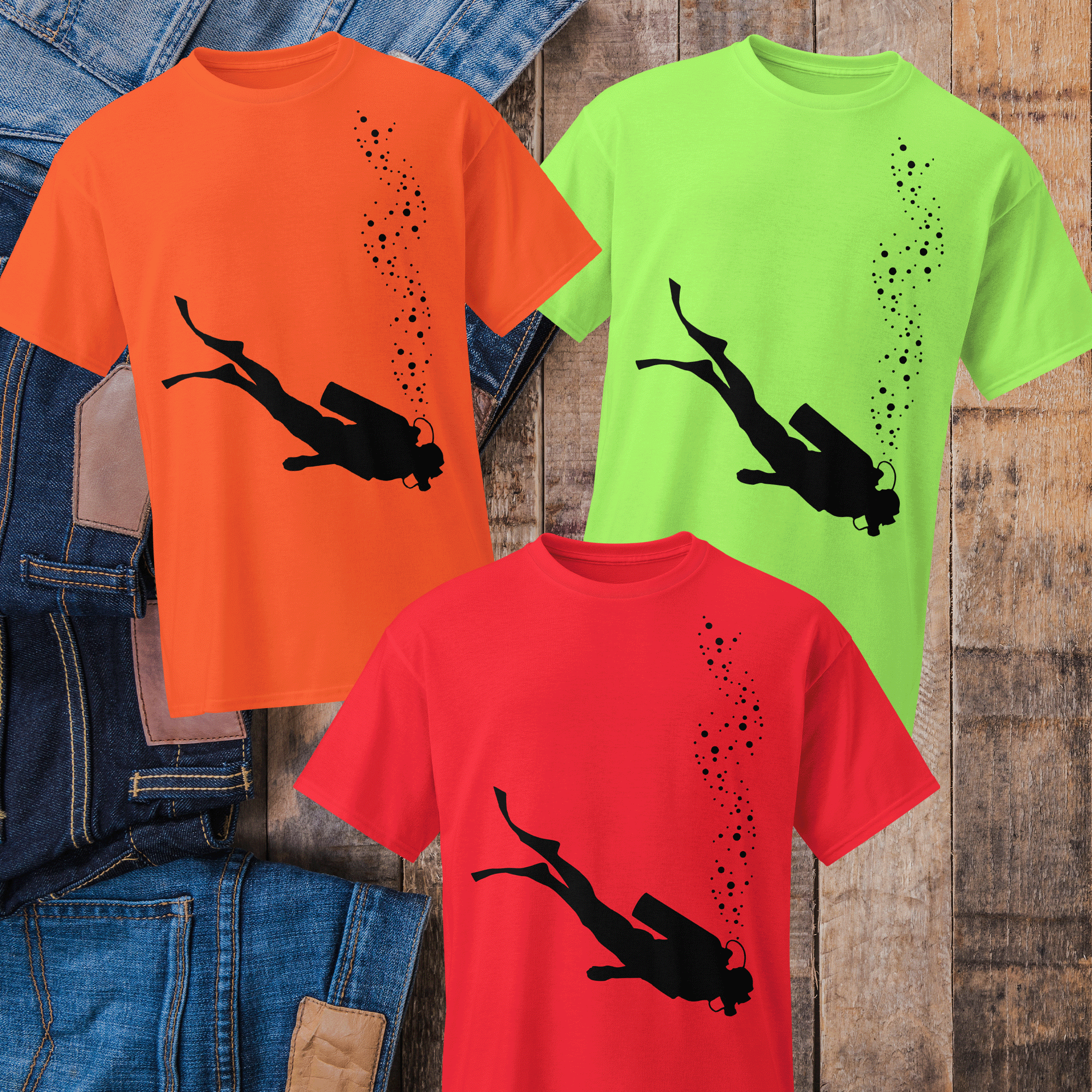 Scuba Diver Sports DryBlend® T-Shirt