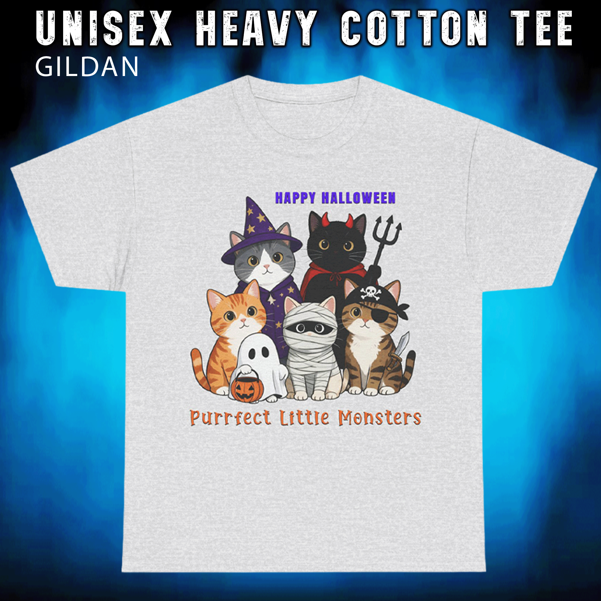 Halloween Cats in Costume T-Shirt