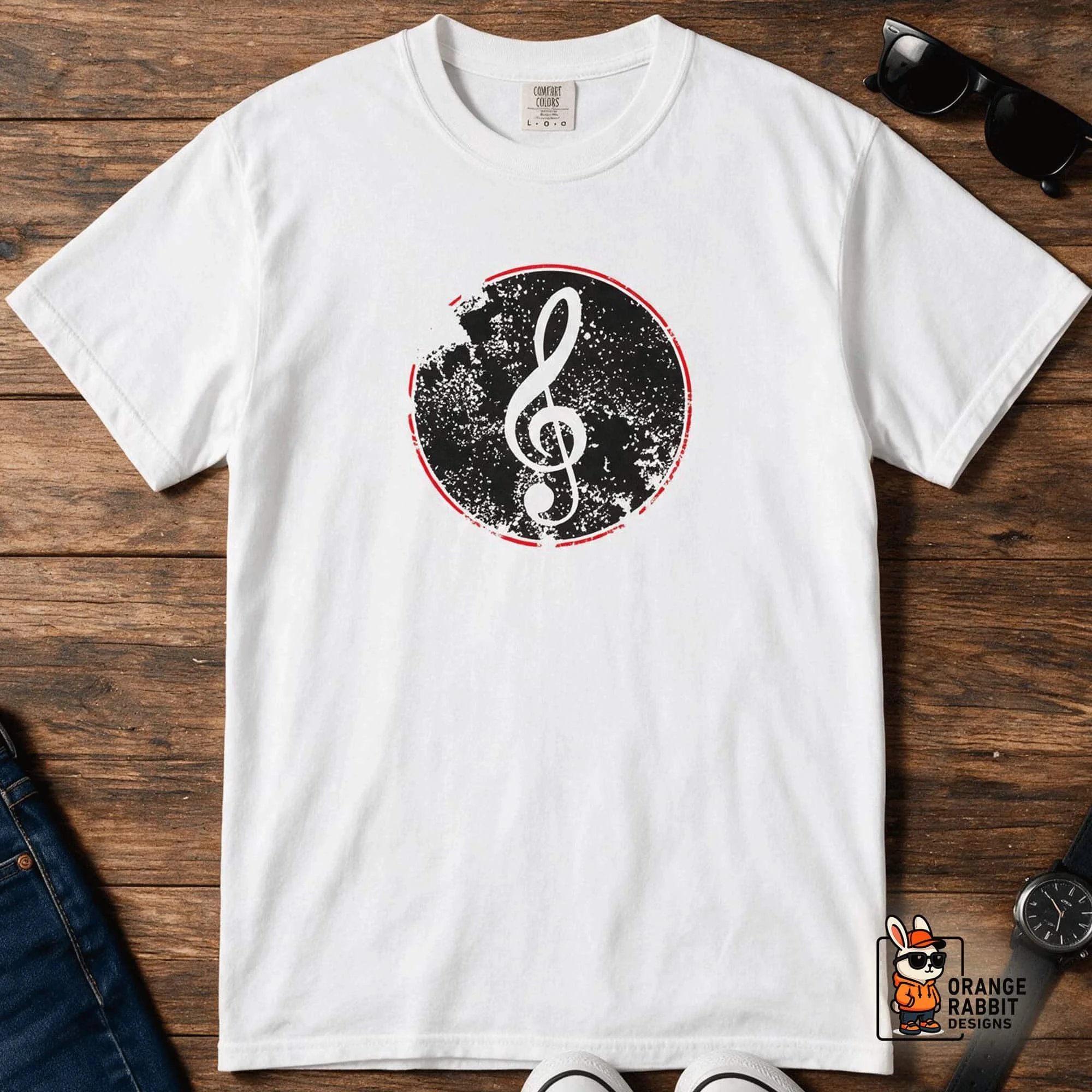Music Lover Grunge Graphic T-shirt