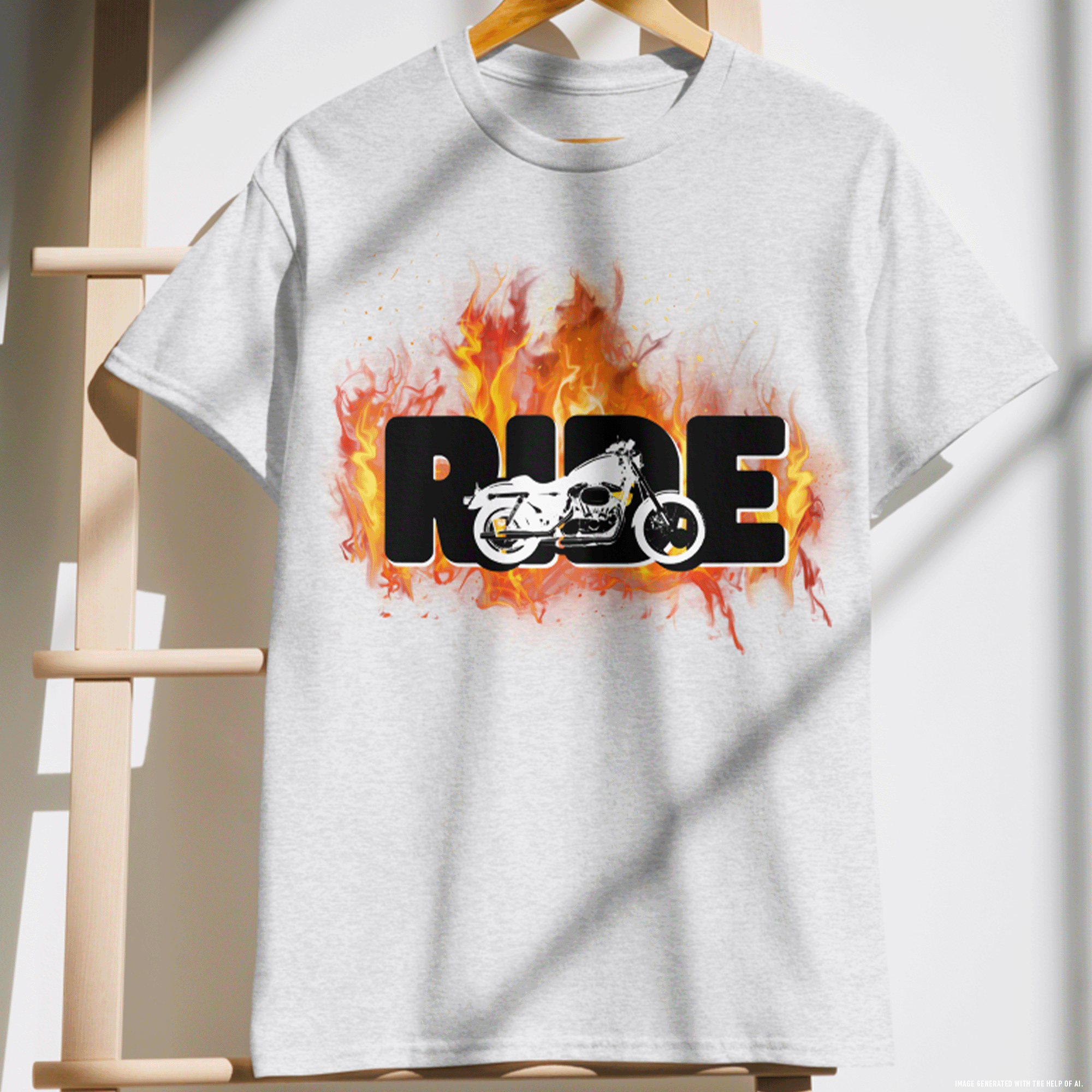 Motorcycle RIDE DryBlend® Moisture-Wicking T-Shirt