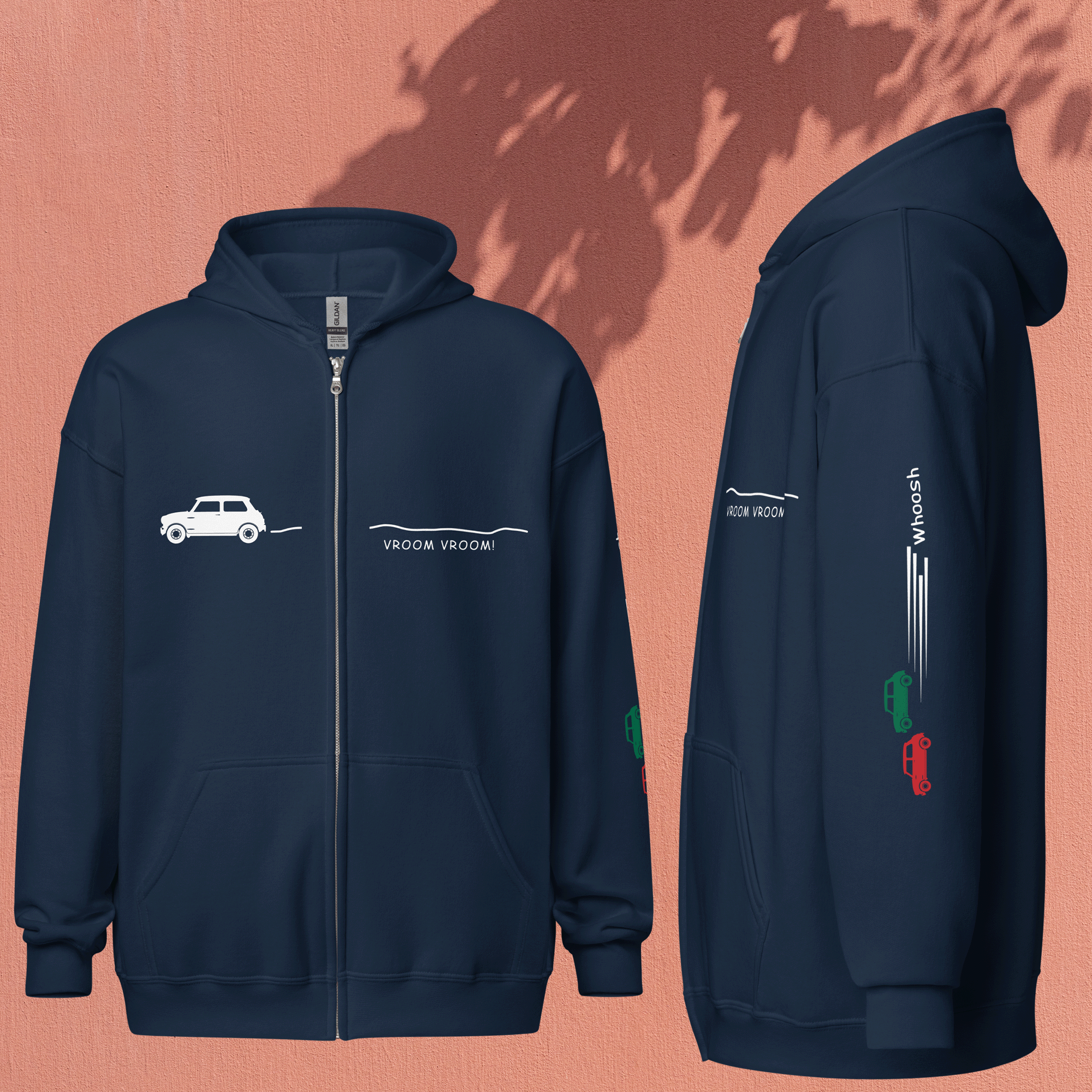 Mini Minimalist Full Zip Unisex Hoodie Jacket