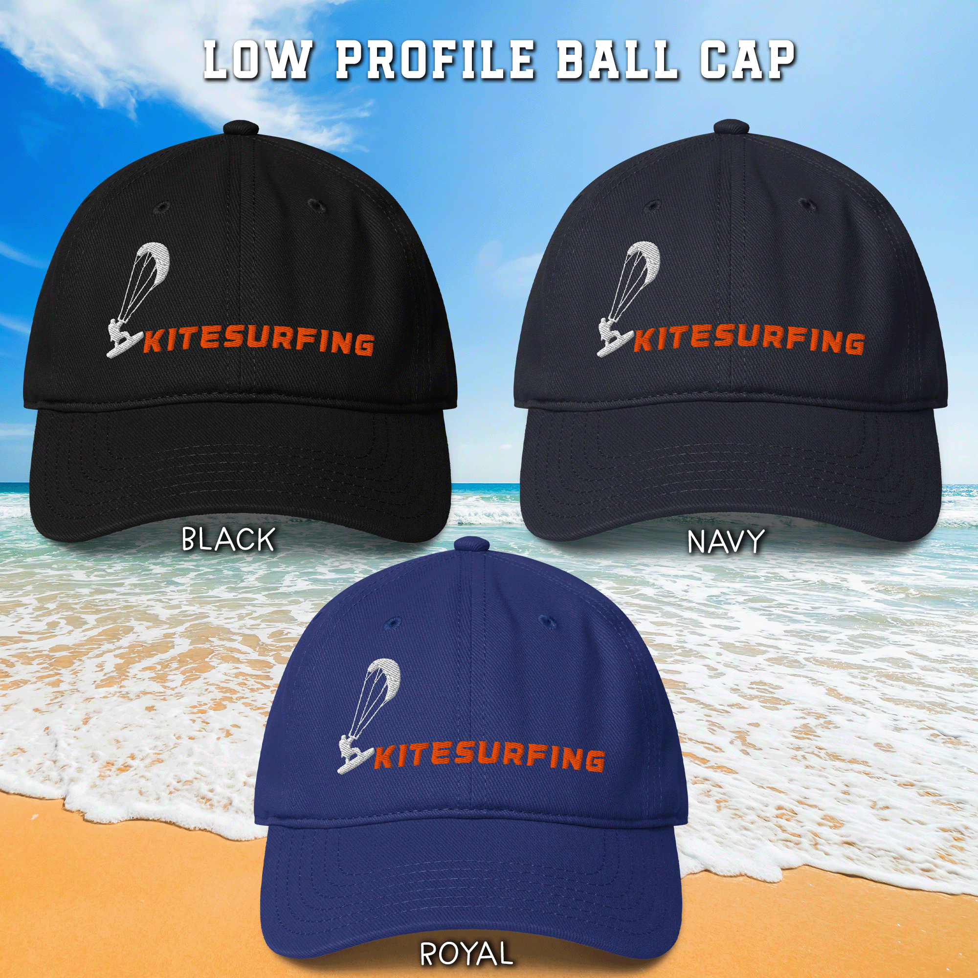 Embroidered Kitesurfing Cap