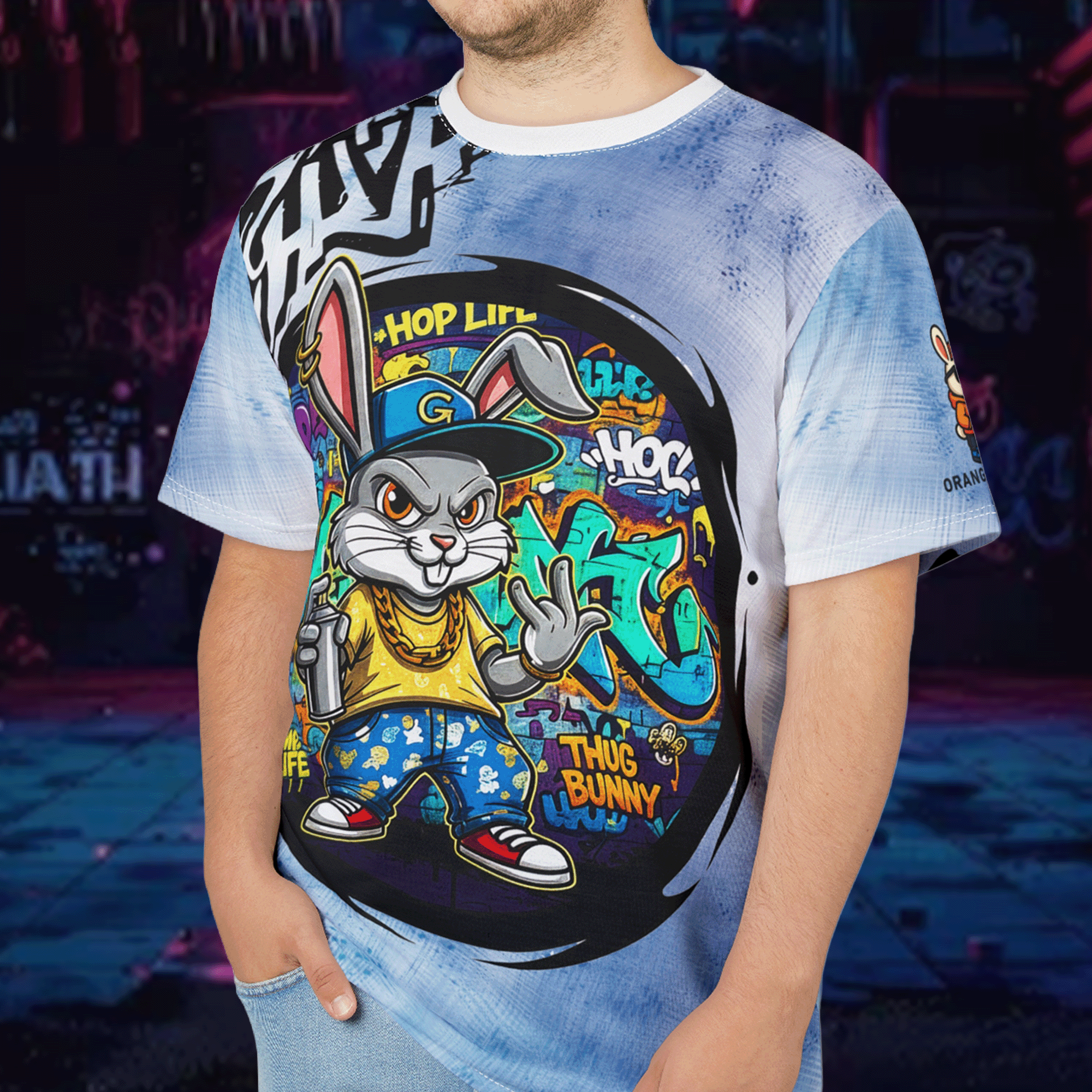 Graffiti Street Bunny Tee