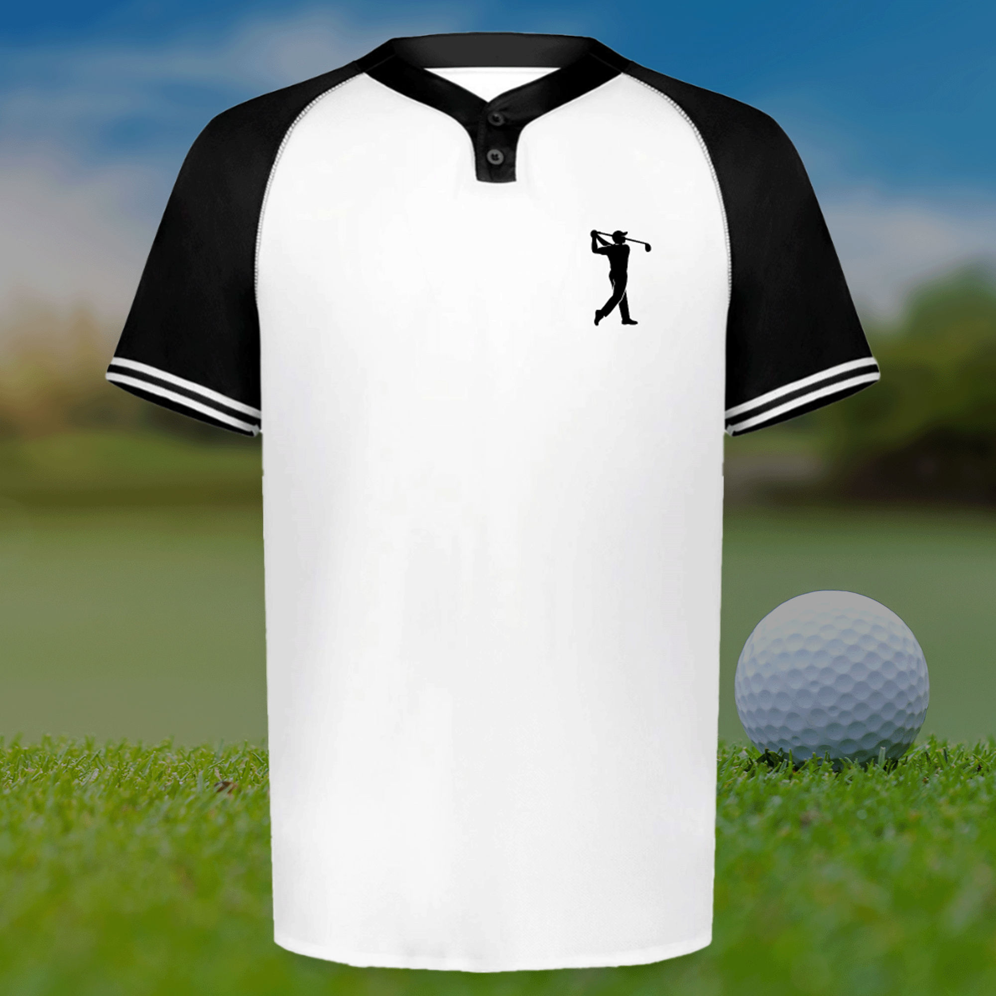 Men's Golfer Augusta Sportswear Cutter Henley Jersey