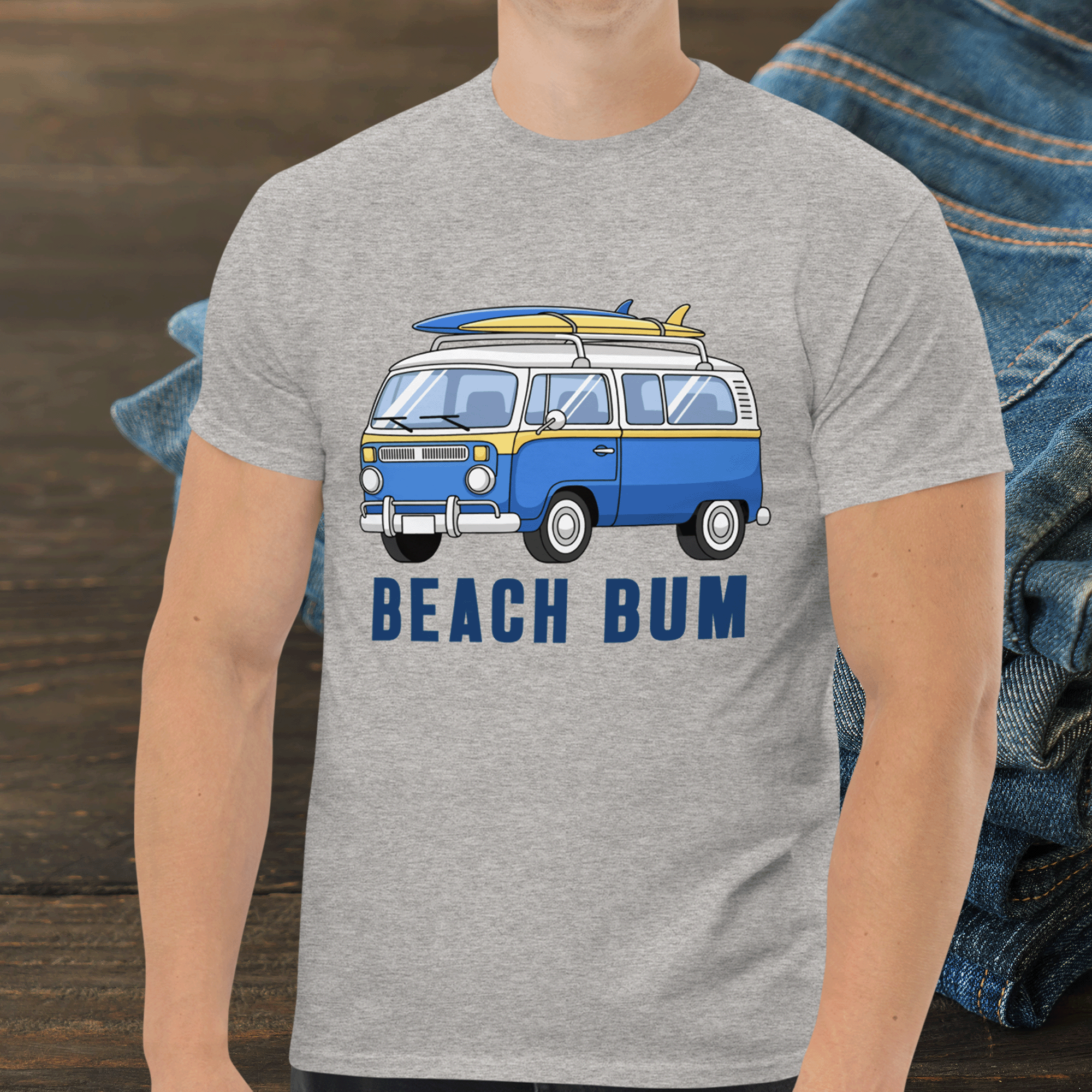 Beach Bum Surf Van T-Shirt