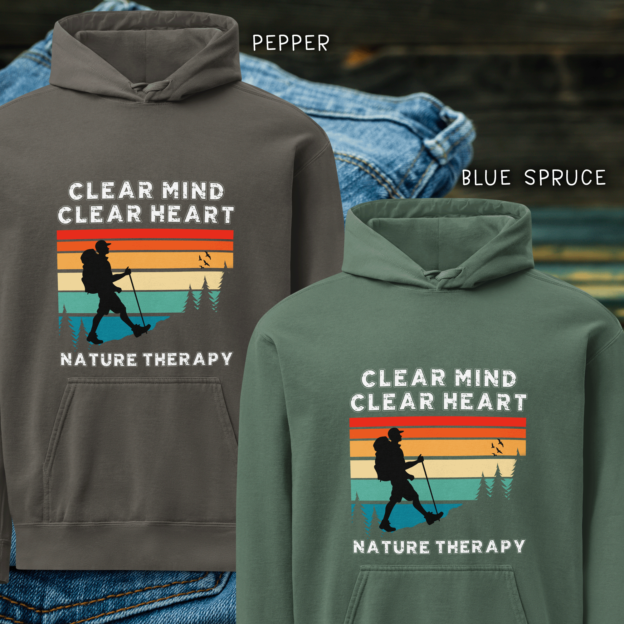 Nature Therapy Hiking Hoodie