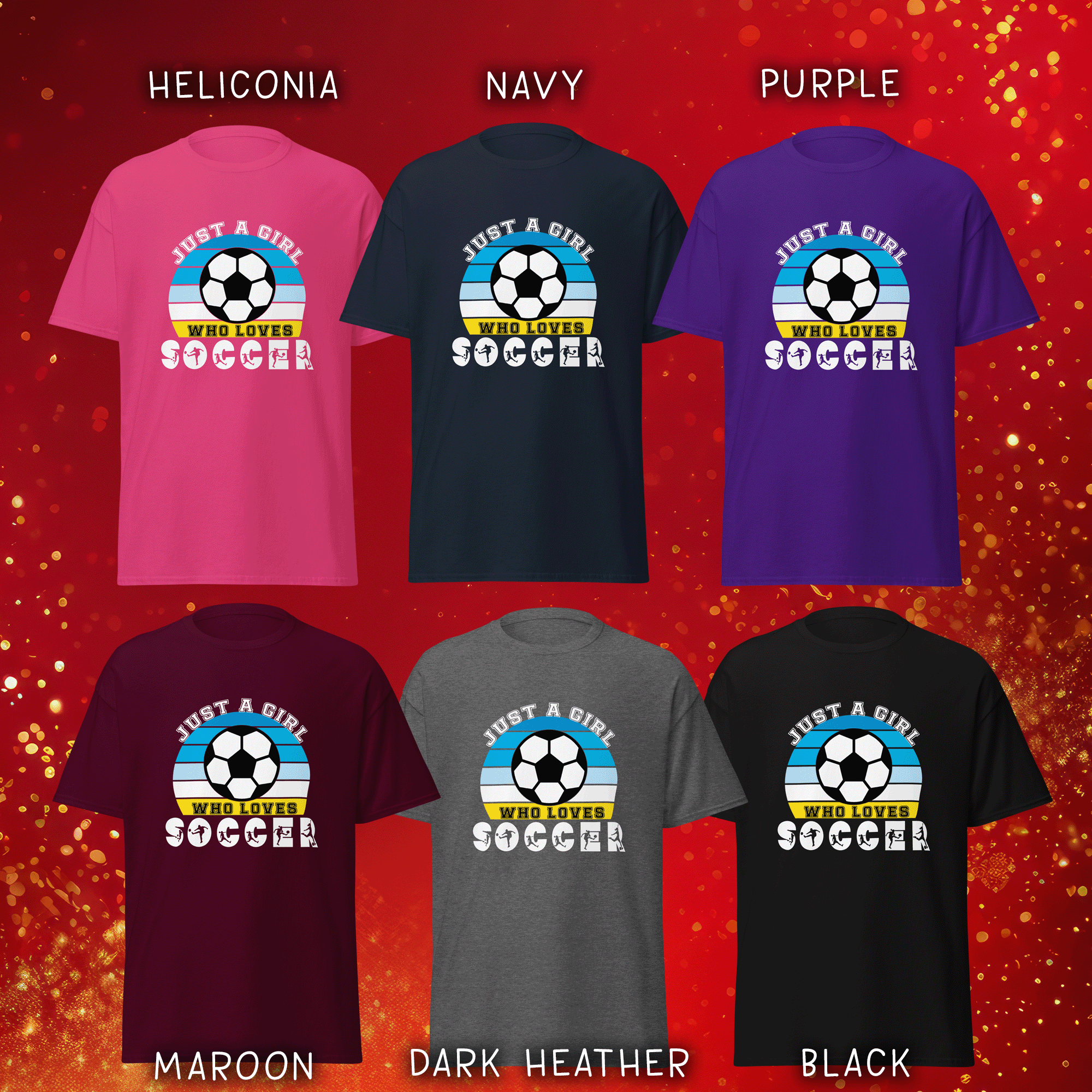 Just a Girl Who Loves Soccer Classic Tee