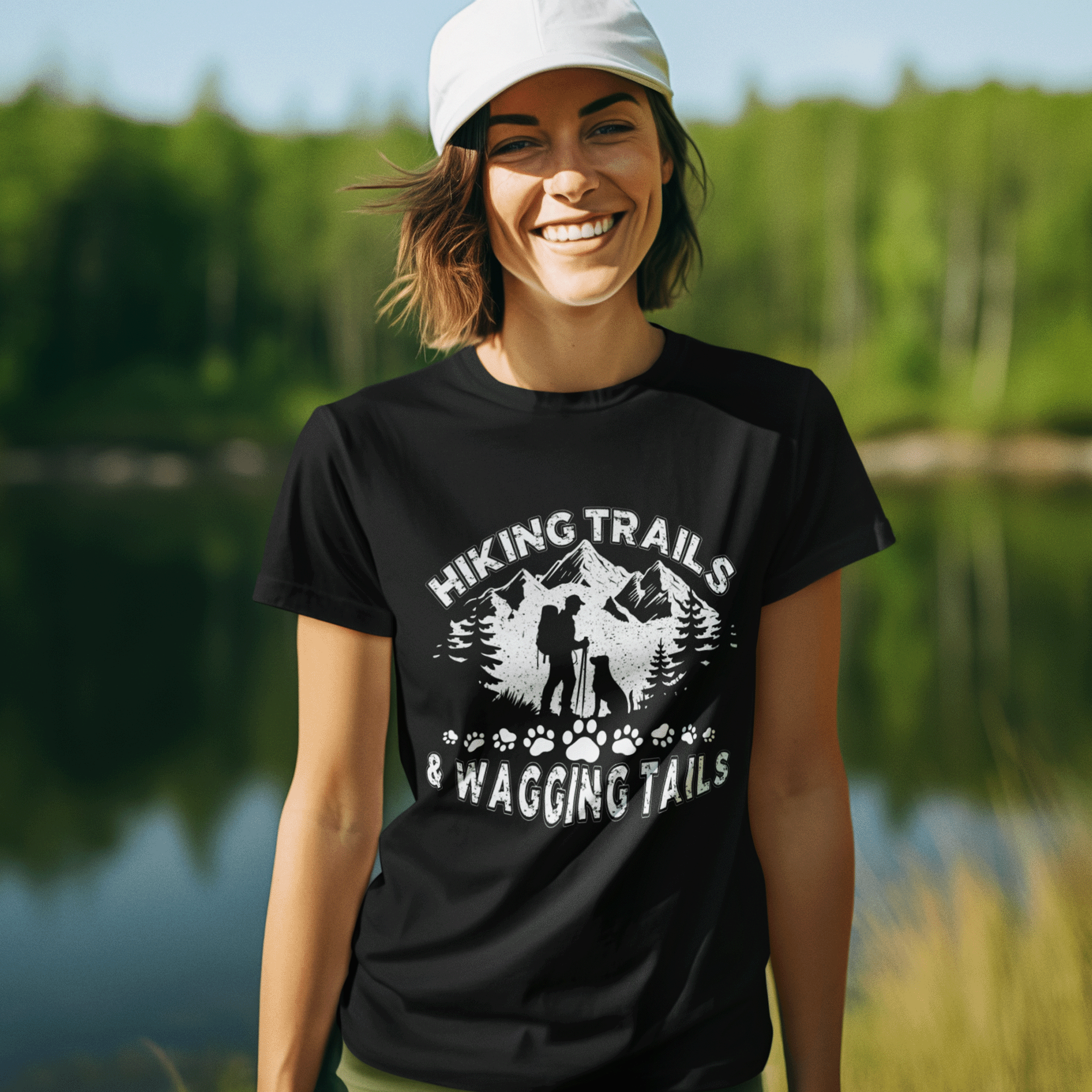 Hiking with Dogs T-shirt