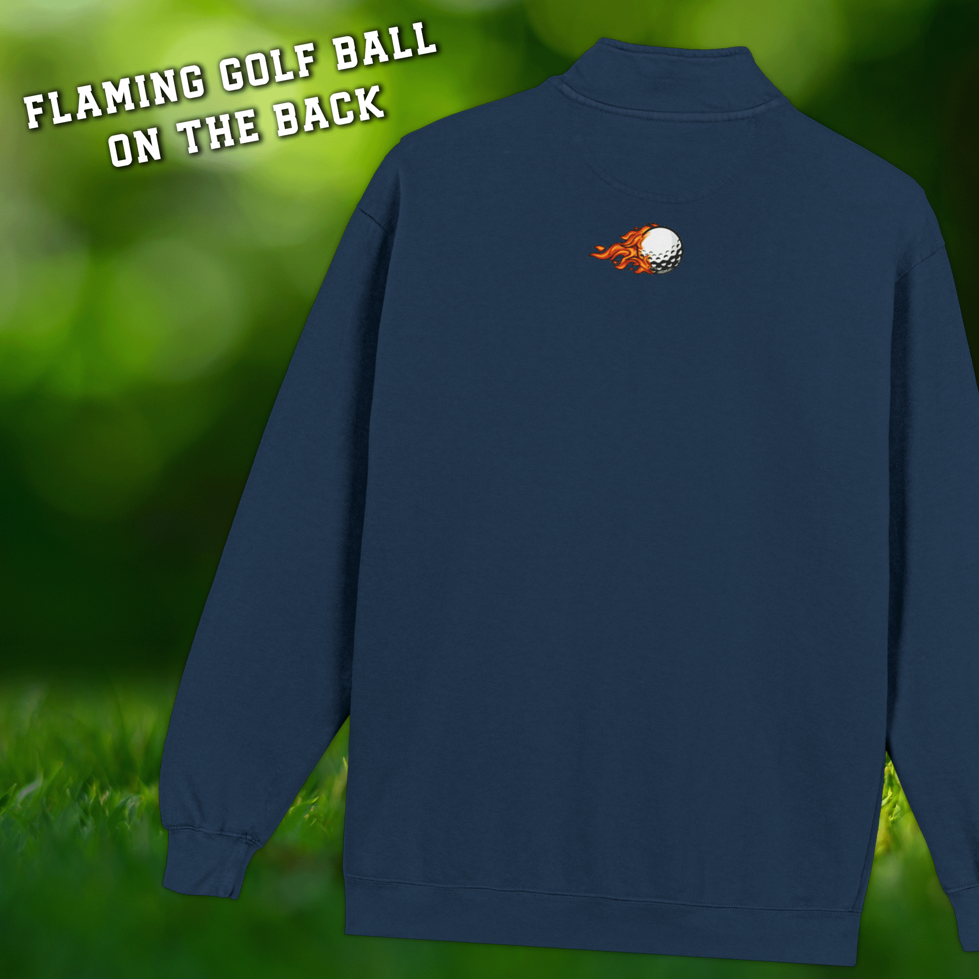 Men's Golf Quarter-Zip Comfort Colors Sweatshirt