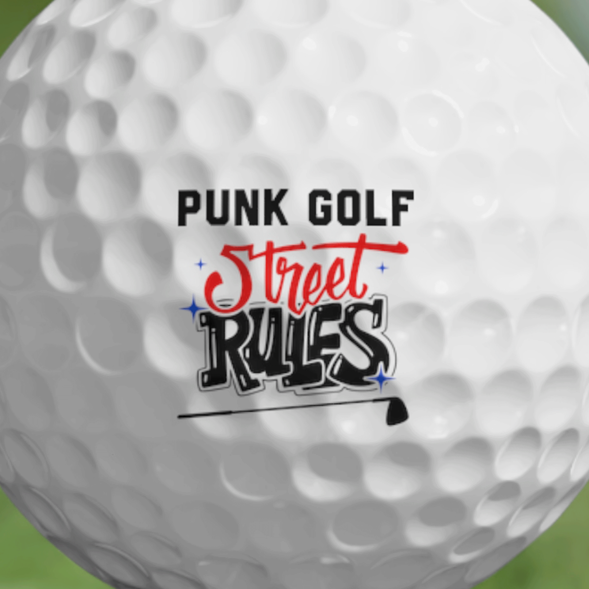 PERSONALIZED Street Rules Golf Balls