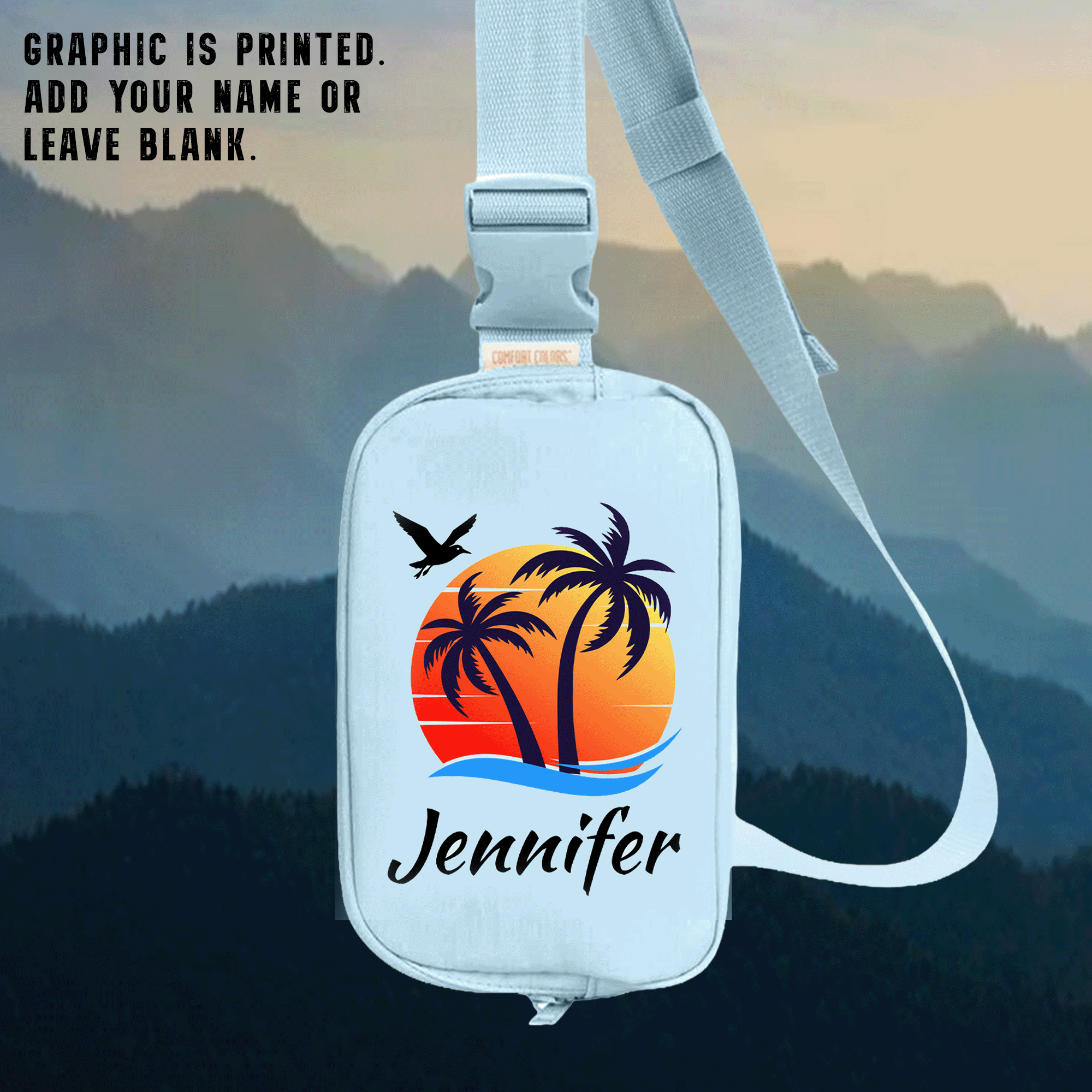 Personalized Beach Sunset Explorer Bag