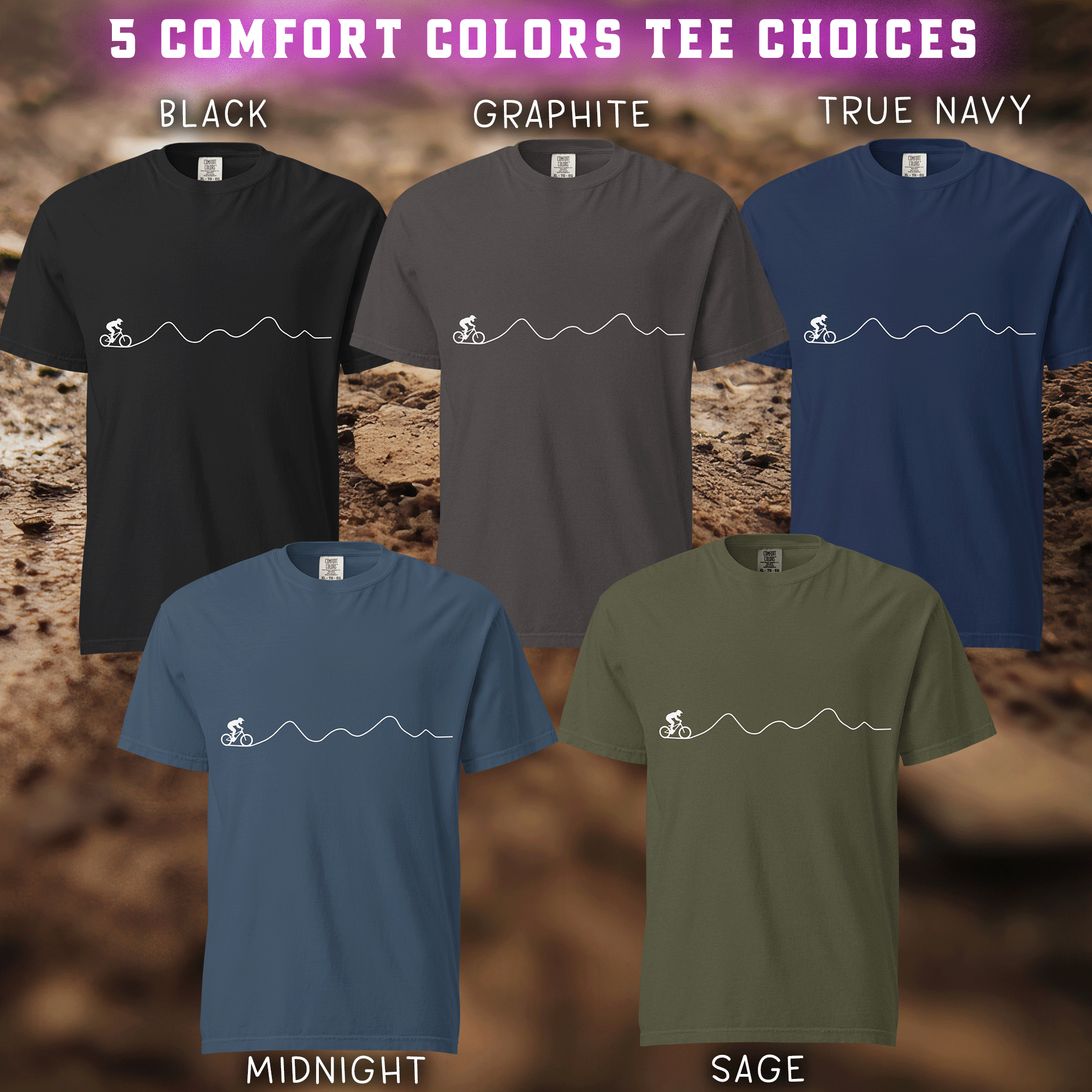 Mountain Biker Minimalist T-shirt