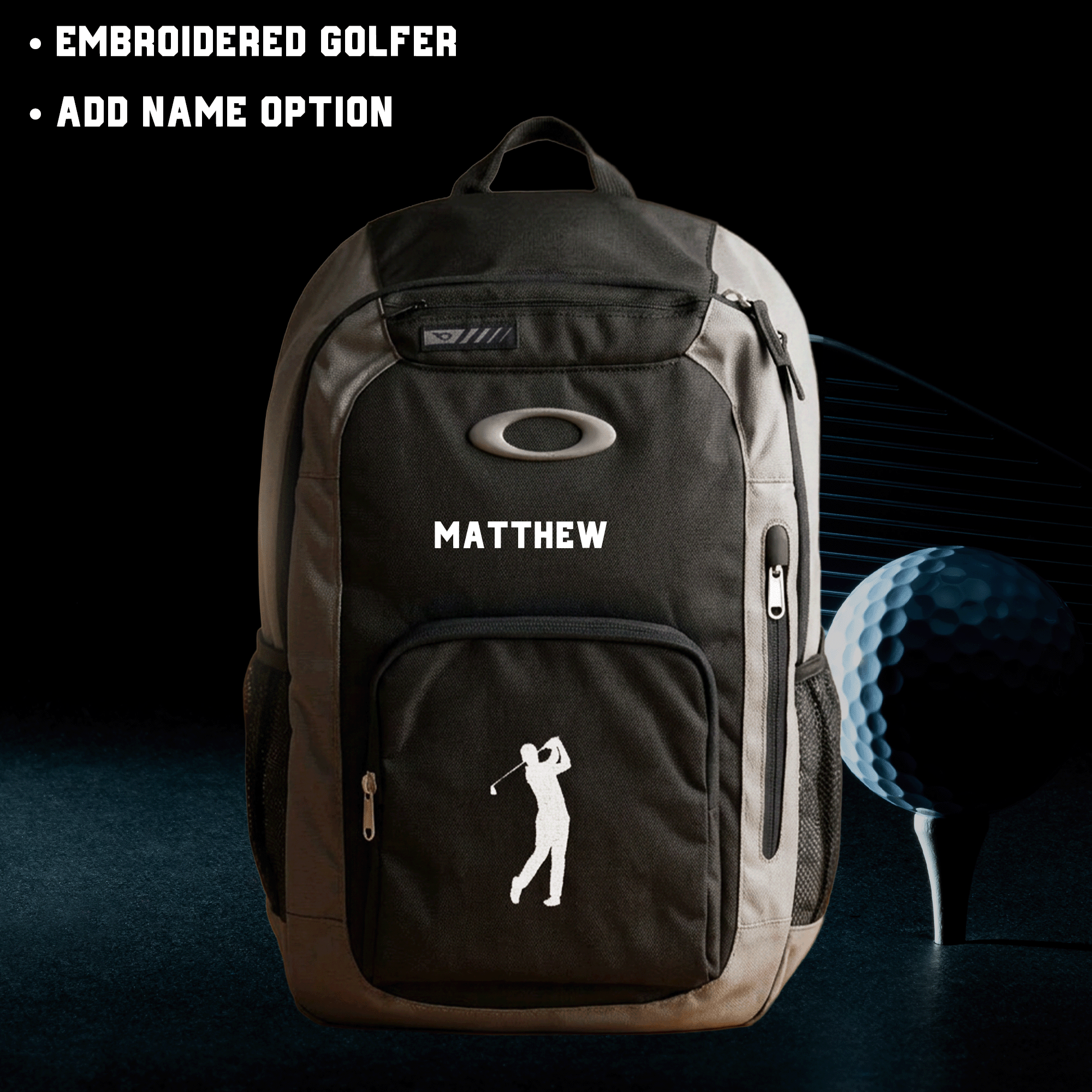 Embroidered Golf Silhouette Oakley 22L Enduro Daypack