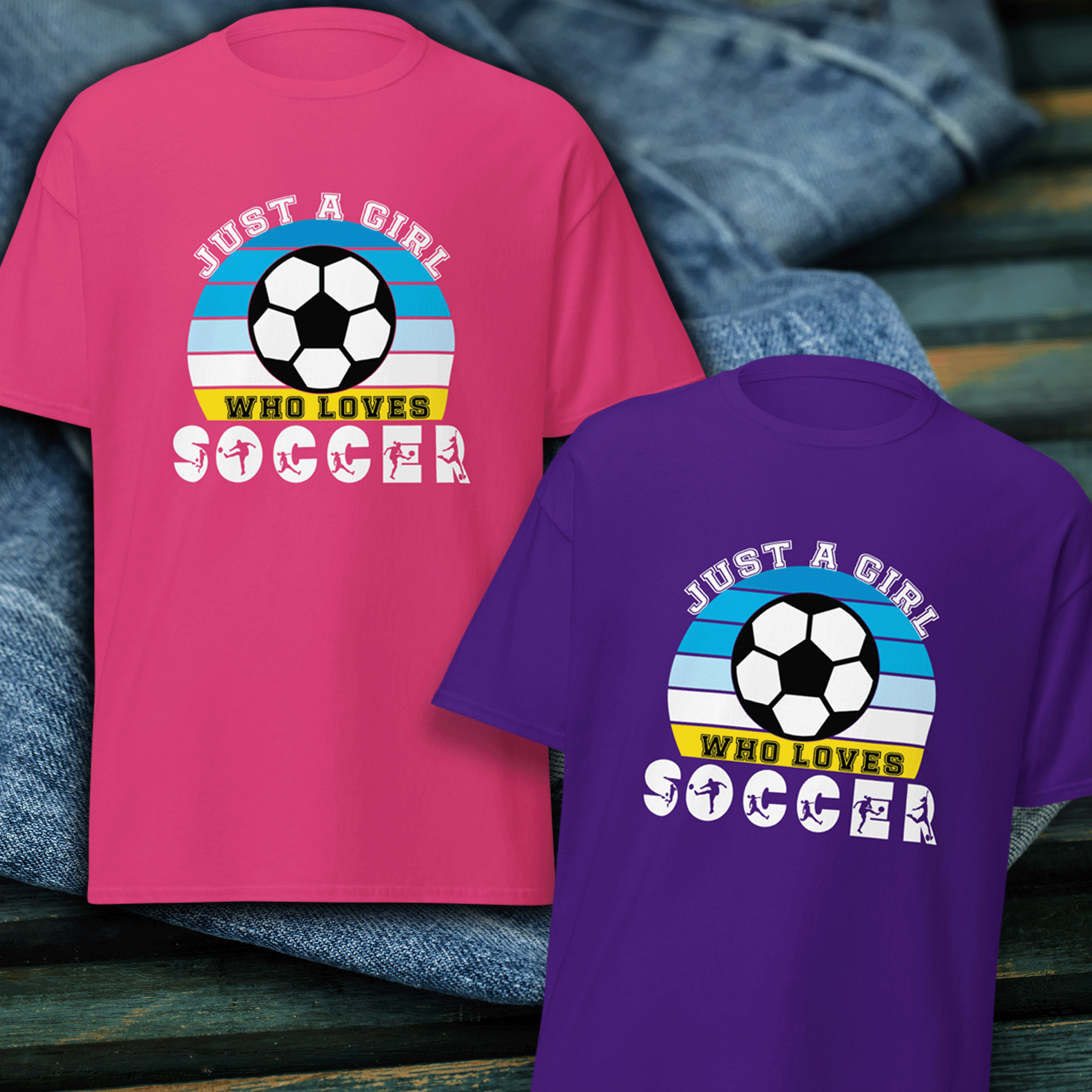 Just a Girl Who Loves Soccer Classic Tee