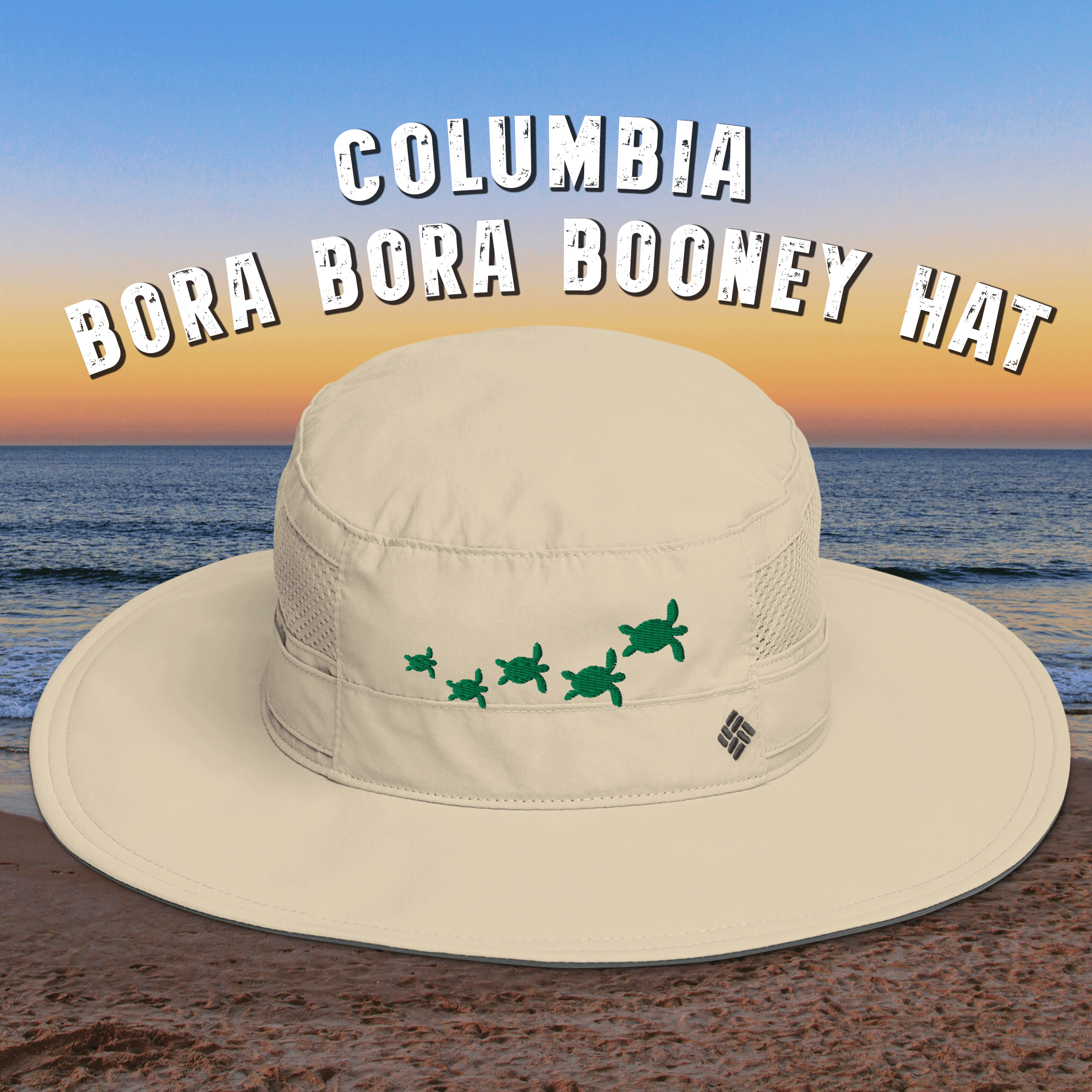 Green Seaturtles Columbia Bora Bora Hat