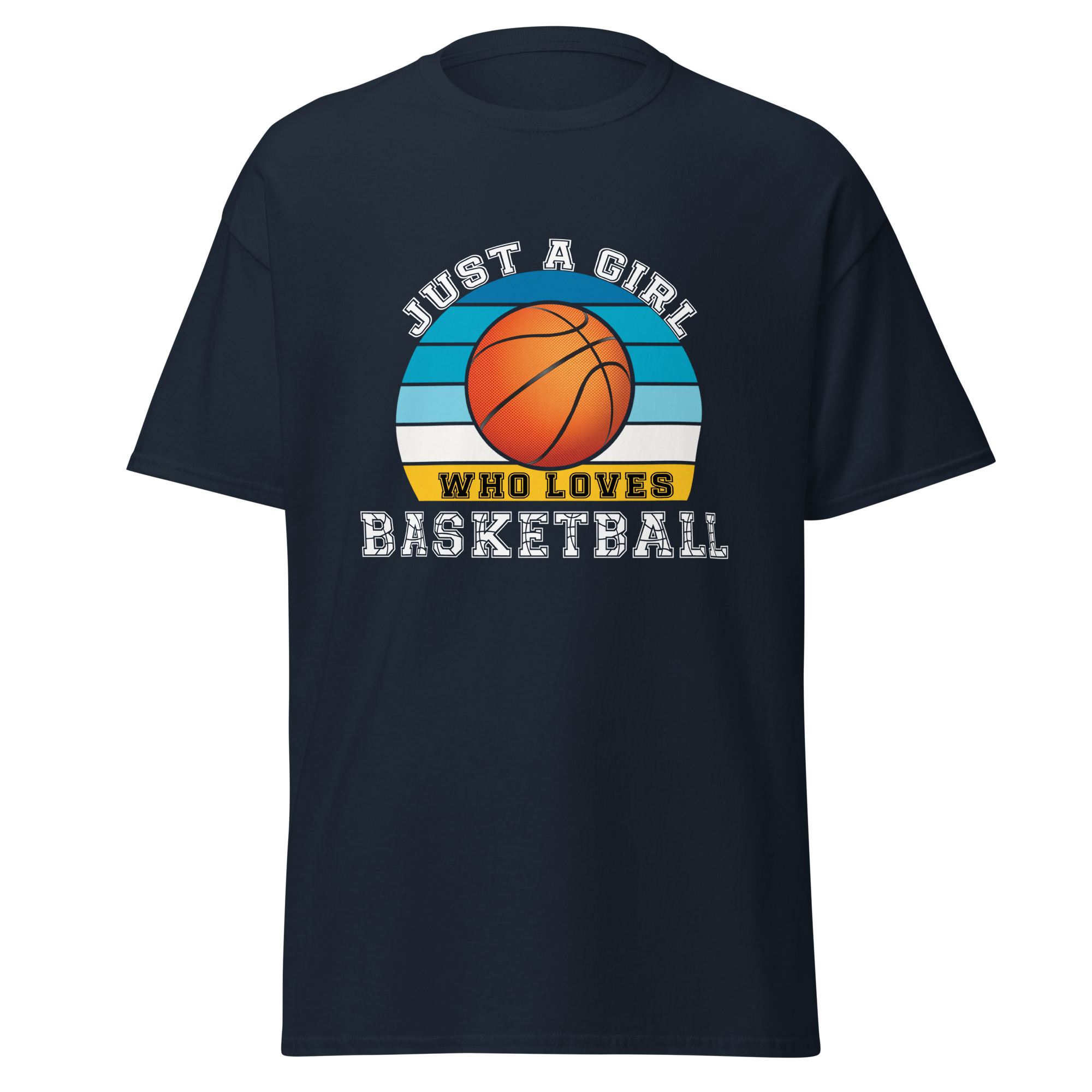 Just a Girl Who Loves Basketball Classic Sports Tee