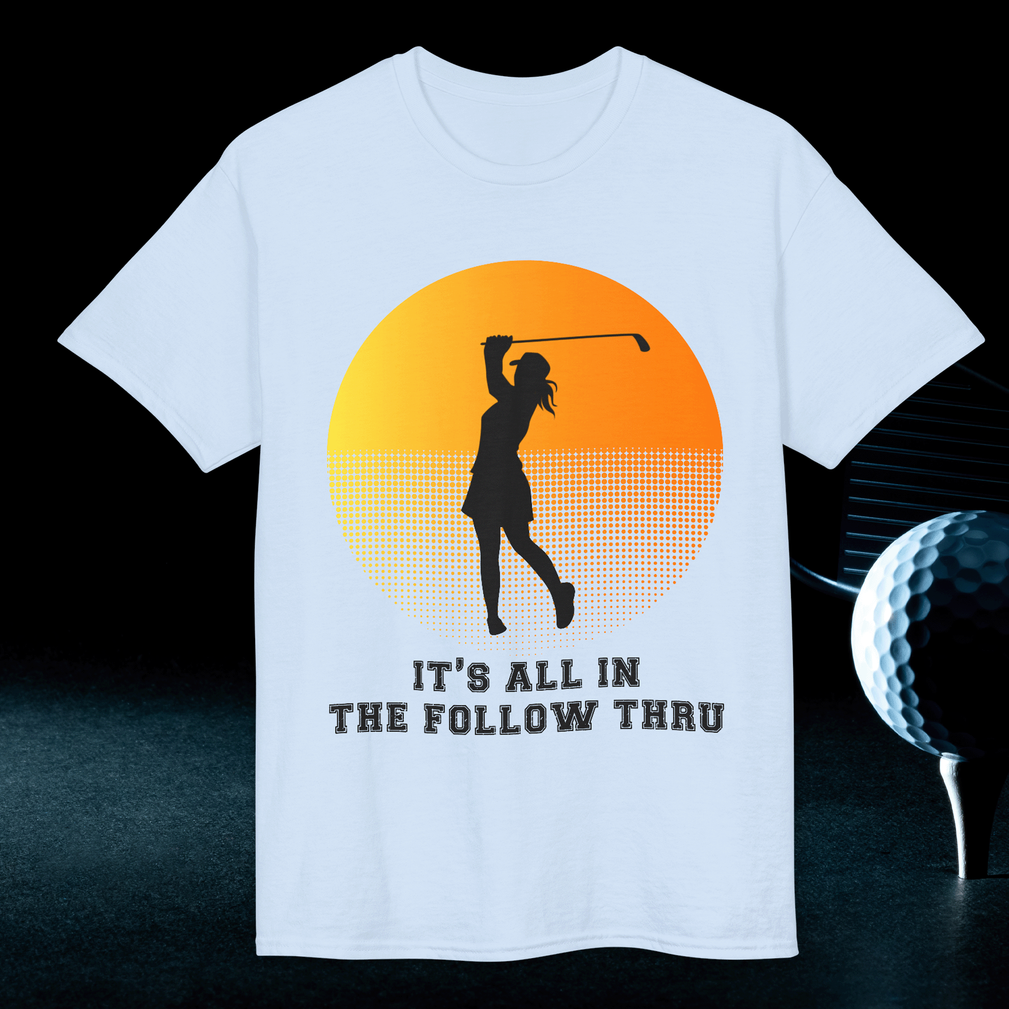 Golf Follow Through Sunset Dryblend® Tee